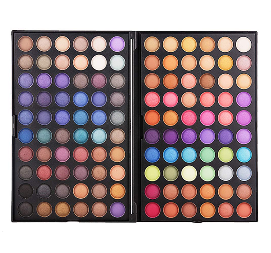 120 Colour Pro Fashion Eyeshadow Palette - 5 Kind Shimmer Makeup Set (120-03)-image-df2dd043-2d48-4346-9d26-176cfe37e3ef-61063