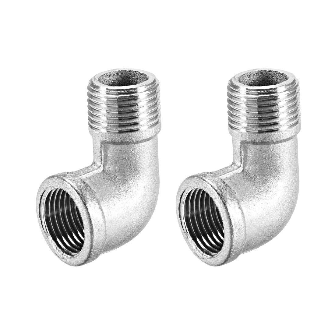 High-Performance Stainless Steel 201 Pipe Fittings 90° Elbow 1/2 BSPT - 2 Pack-image-c8ff2533-aa00-469a-a441-69d00ed6af0f-60938