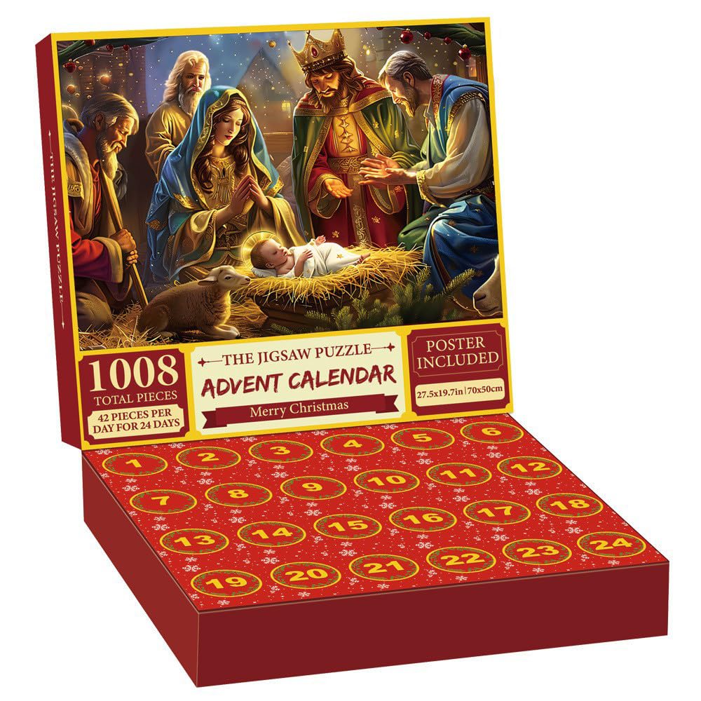 Advent Calendar Jigsaw Puzzle for Adults/Kids/Teens, 2024 24 1008 Xmas-image-da5d109e-cea2-433a-a617-fdb815243aa0-61630