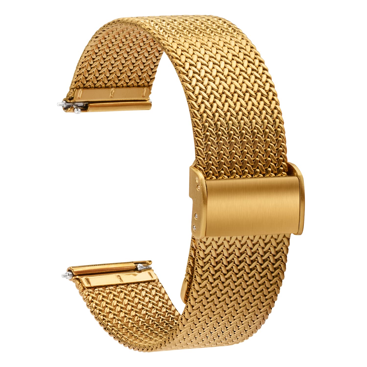 Mesh Watch Strap Stainless Steel - Gold 22mm-image-7b11c4d2-7223-4ad8-8506-04a149b1df7d-113664