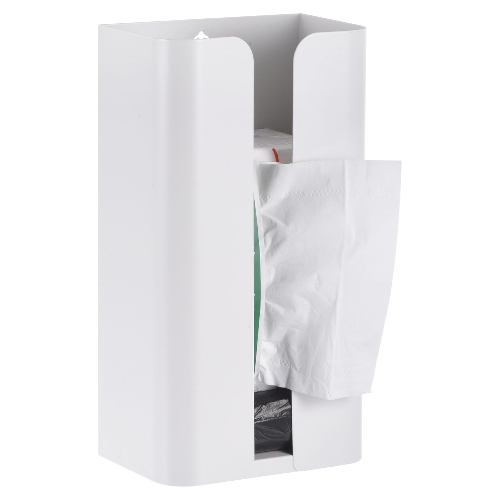 Modern Rectangular Carbon Steel Tissue Holder With Uxcell White Box-image-d0348645-81aa-4df9-bfd8-7a07305dcb0b-61478
