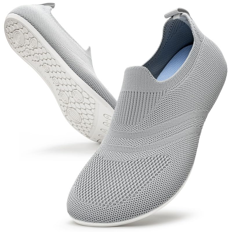 Barefoot Slip-On Home Slippers - Light Grey UK 3.5/4-image-a38d4428-3a80-44f4-aa70-ff2ca76968df-106859