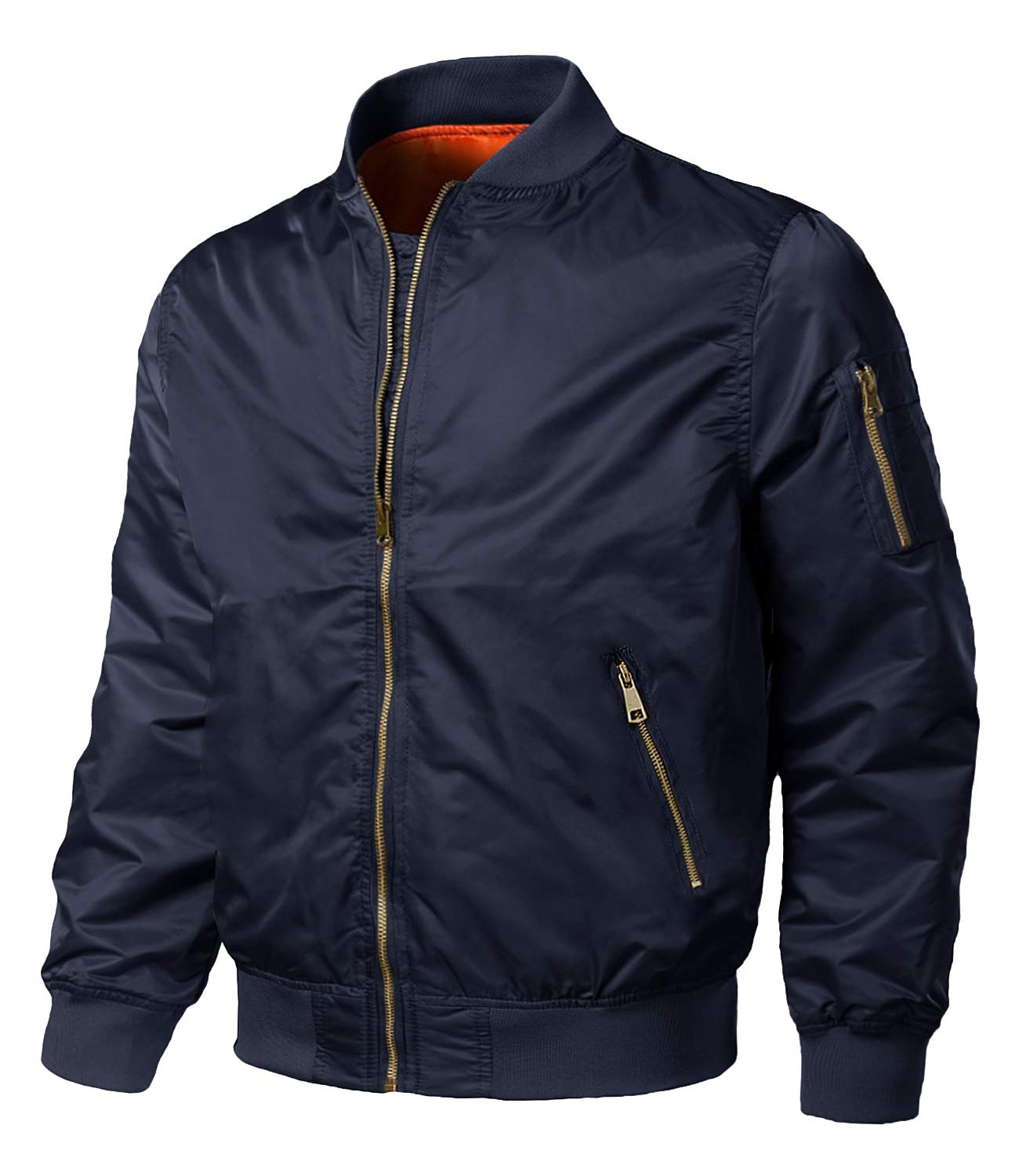 Men's Bomber Jacket - Navy XXL-image-1941ff82-453a-4693-a47d-25f9130bfcf6-115920