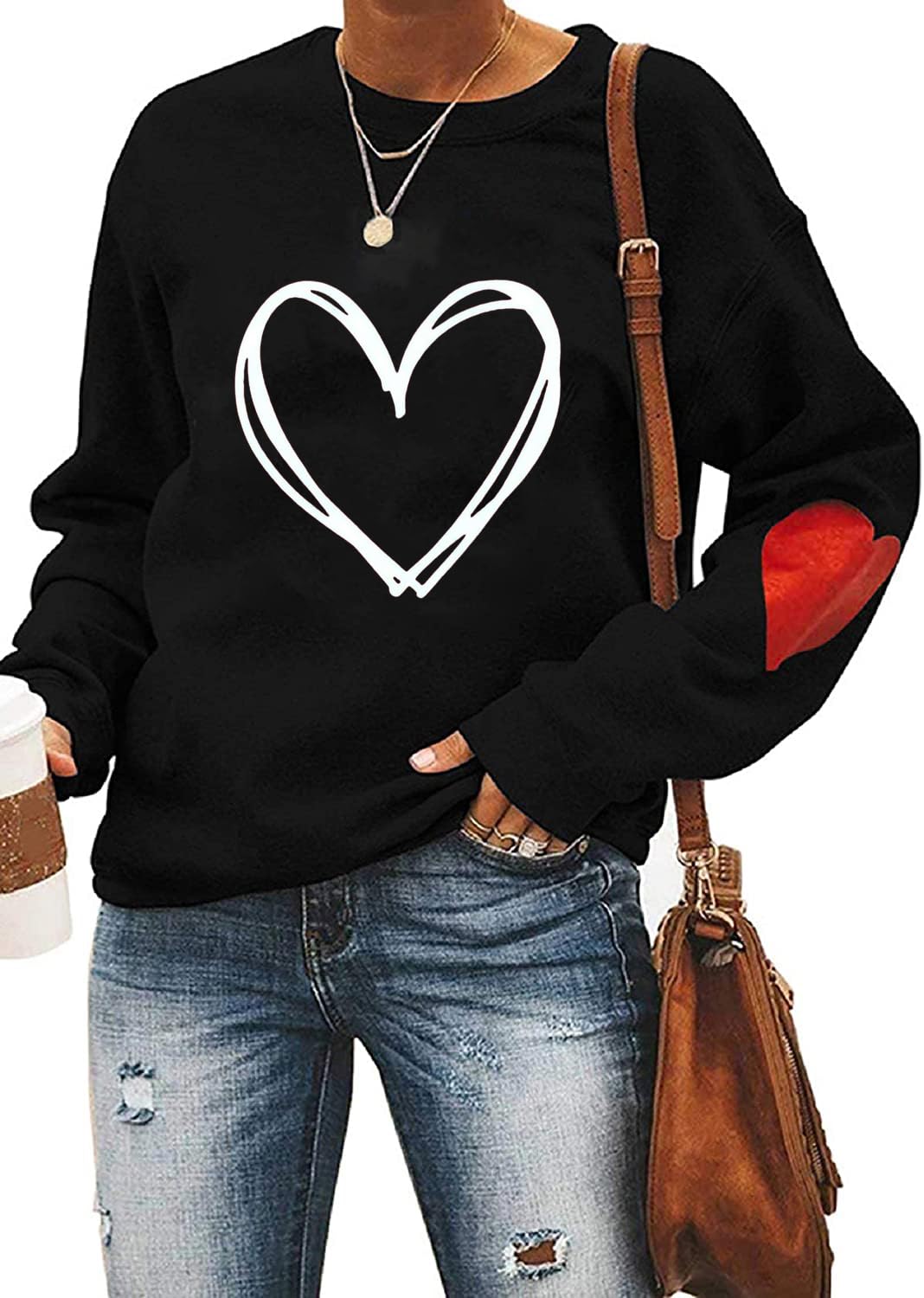 Women's Valentines Sweatshirt - Black-4 L-image-702c8118-470f-4e6c-be2d-97bb105f4ed5-113378