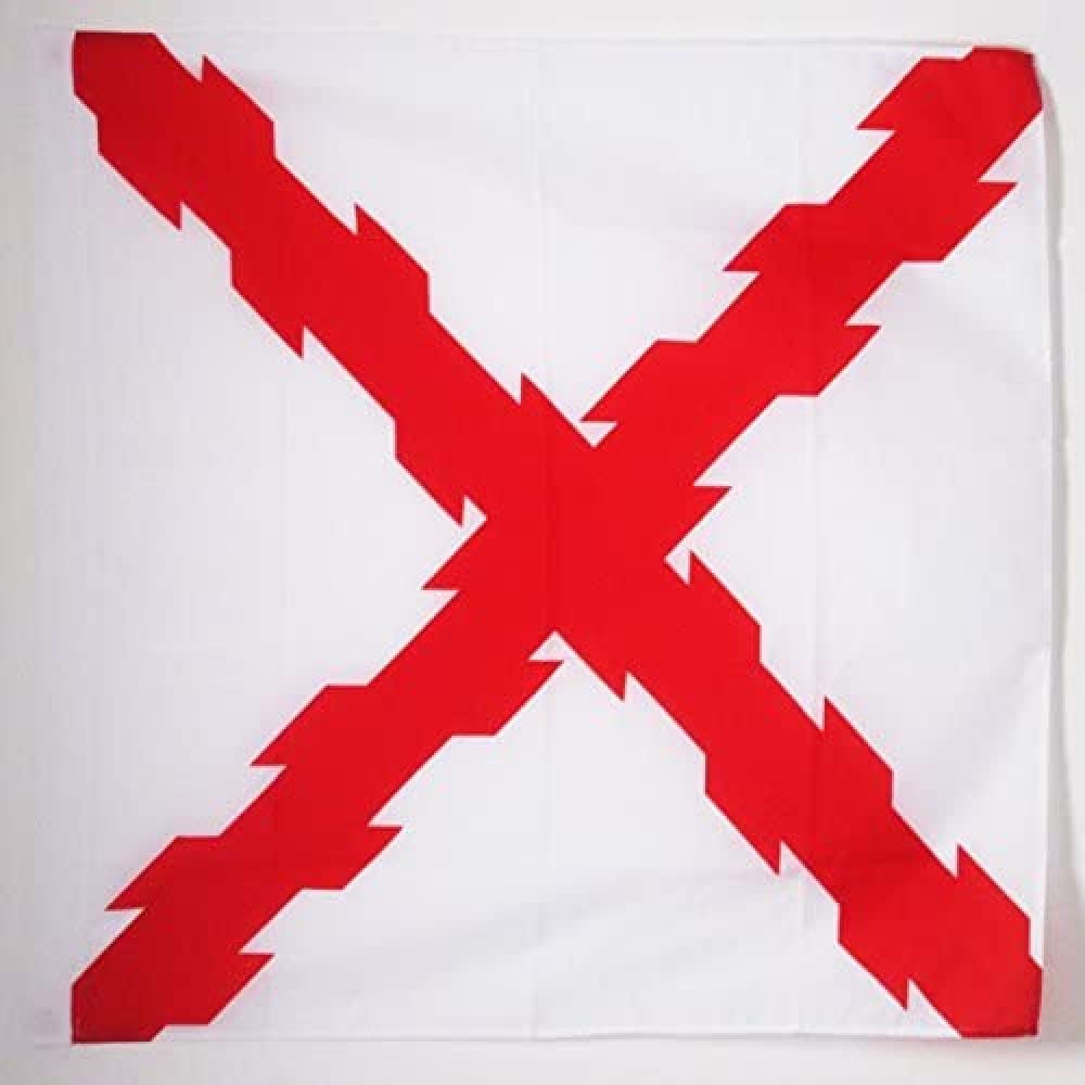 AZ FLAG - Burgundy Cross Flag - Ft - 3x3 100% Croix 3' x 3' 90x90 Cm-image-741b29f6-671b-4eff-8cc6-1c26f0db608c-58680
