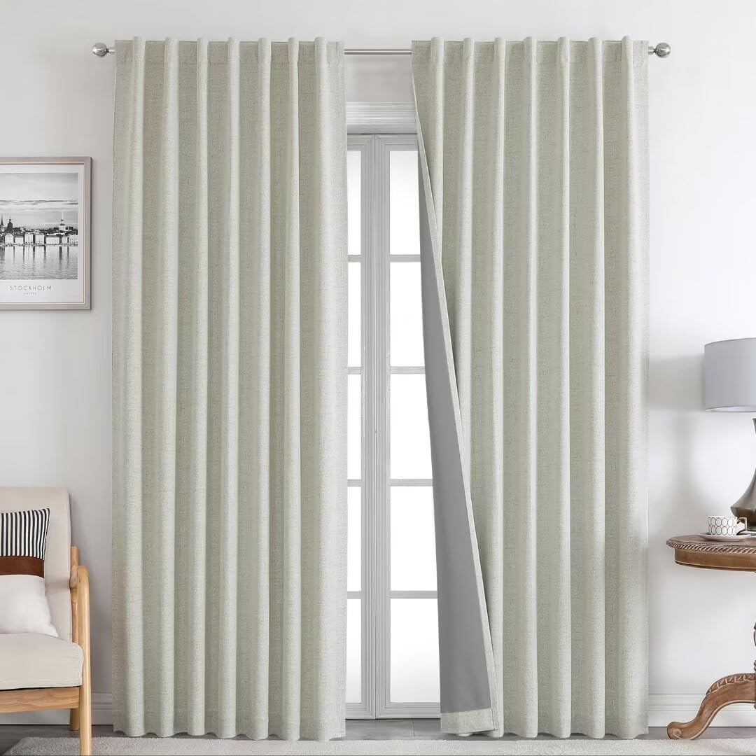 Blackout Linen Curtains - Sage Green 66x90-image-67eeeb22-3fcc-4786-adac-60d9d6ed4fb3-120704