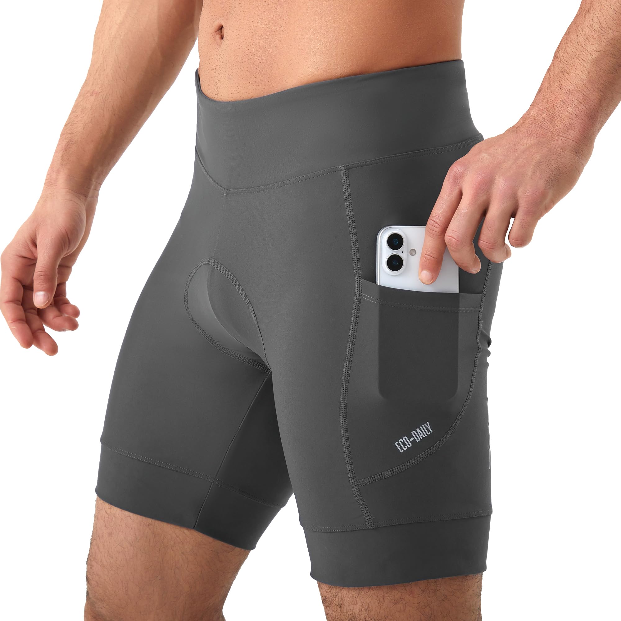 Men's 4D Padded Cycling Shorts - Grey L-image-d565179f-d417-400a-a185-724a3e67a56c-92821