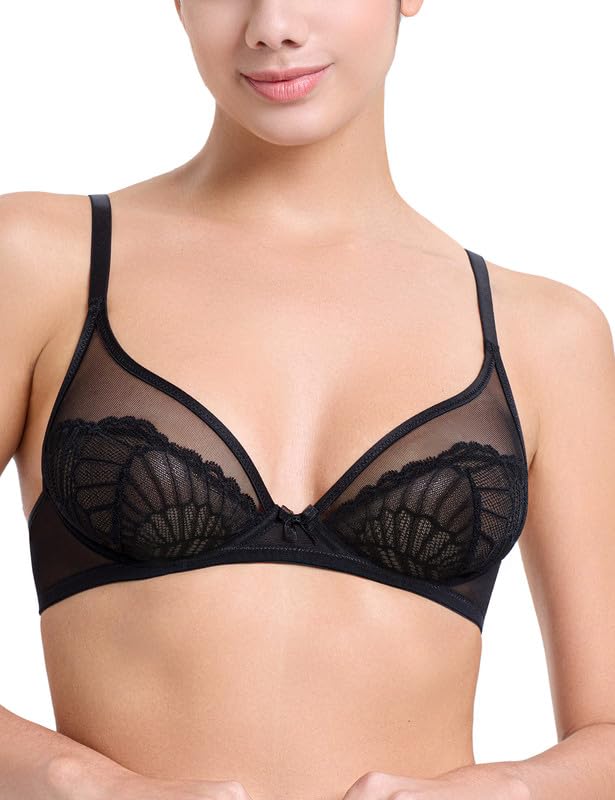 Women's Lace Underwire Bra - Black 36DD-image-470972e0-c567-46d4-9a08-81d5c6c85d74-118172