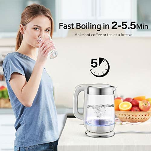 Glass Kettle Quietest Electric Kettle Uk Hommak Electric Kettle