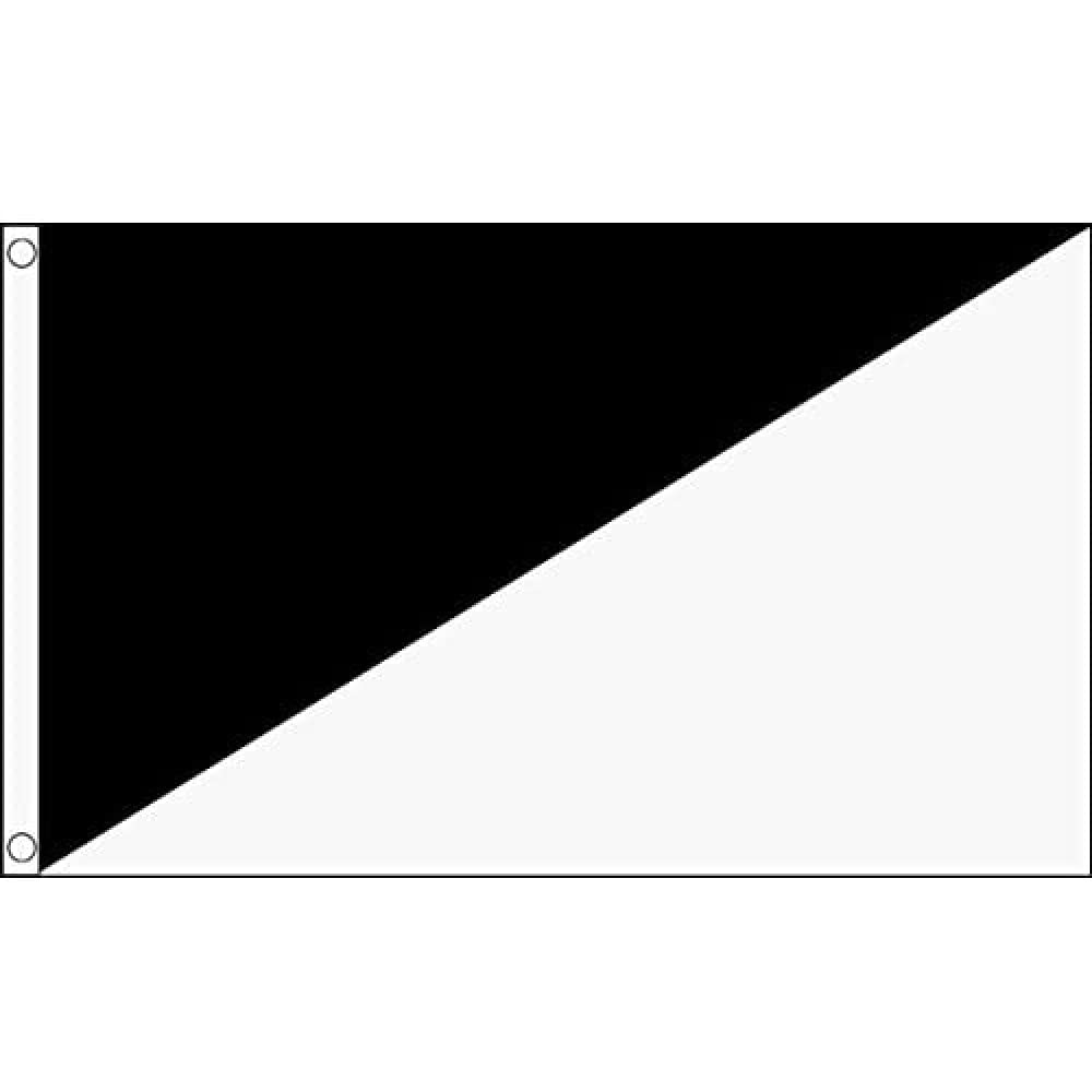 AZ FLAG - And Diagonally Black White 3x5 100D 3' x 5' 150x90 Cm-image-e63b7e7e-0bb4-4d3c-89e9-8a75437c0ae9-58037