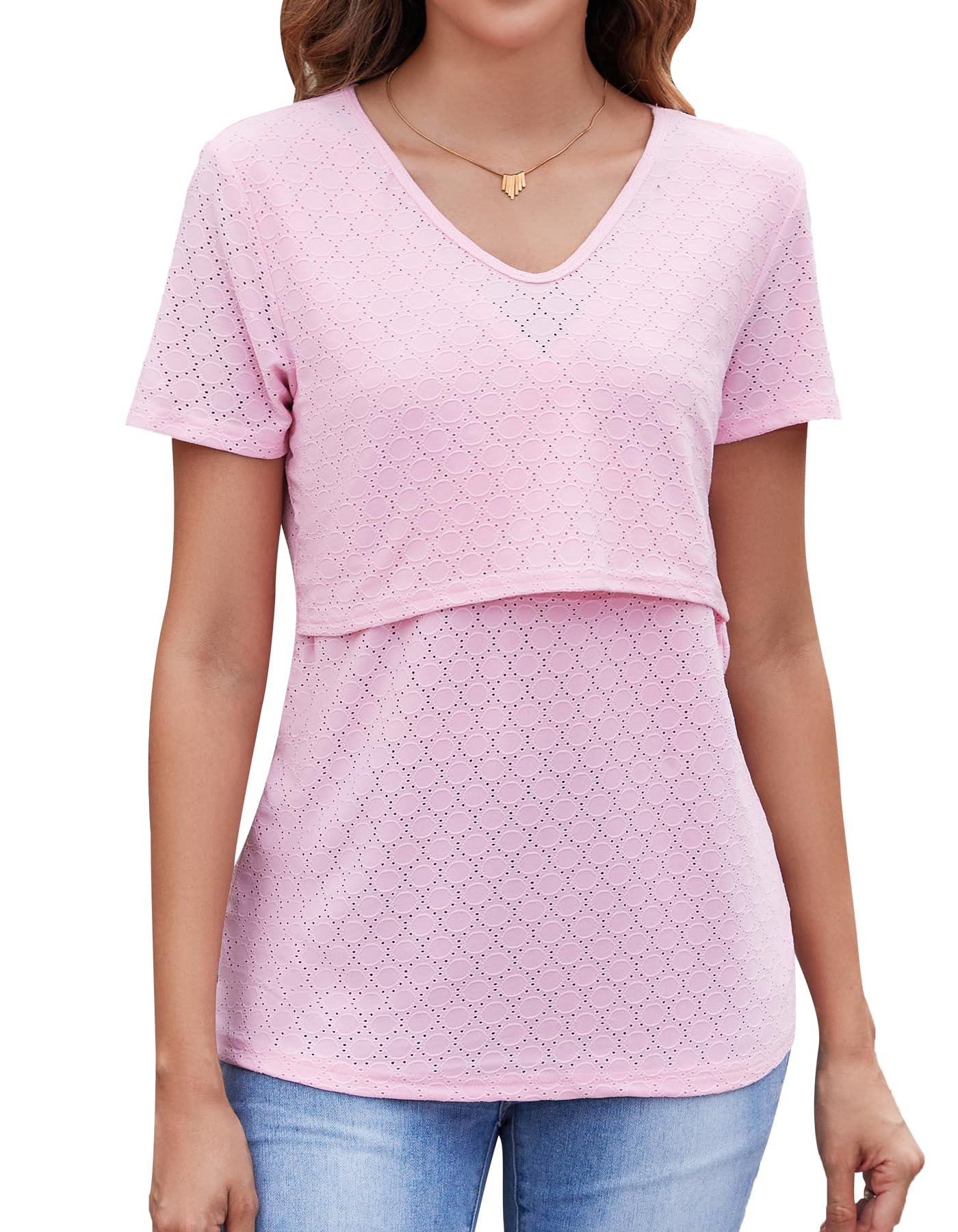 Women's Nursing T-Shirt - Pink Small-image-21488171-78b7-475e-a850-e103ae66e3d3-104998