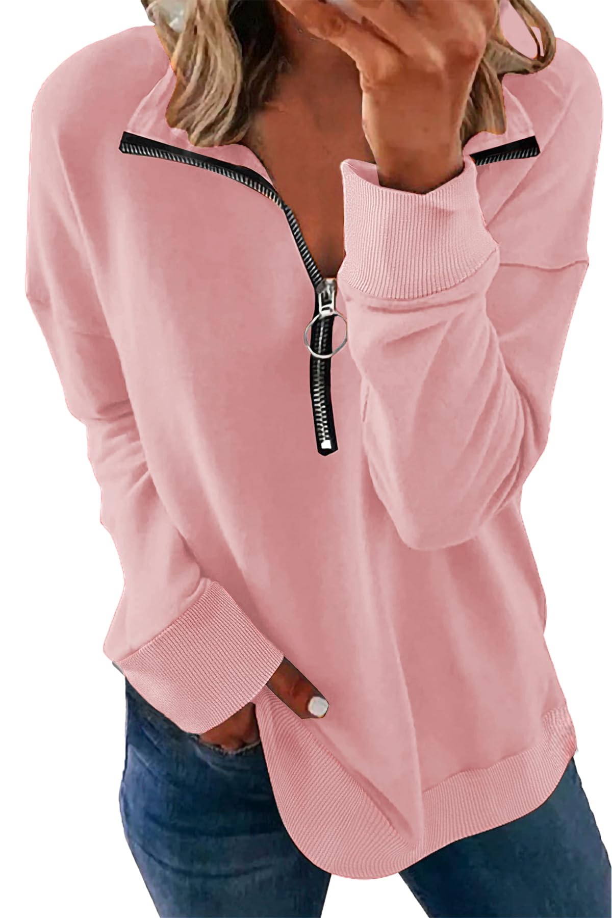 Women's Long Sleeve Party Top - Pink L-image-586b417a-c3af-443d-a6ec-a4884368427a-97387