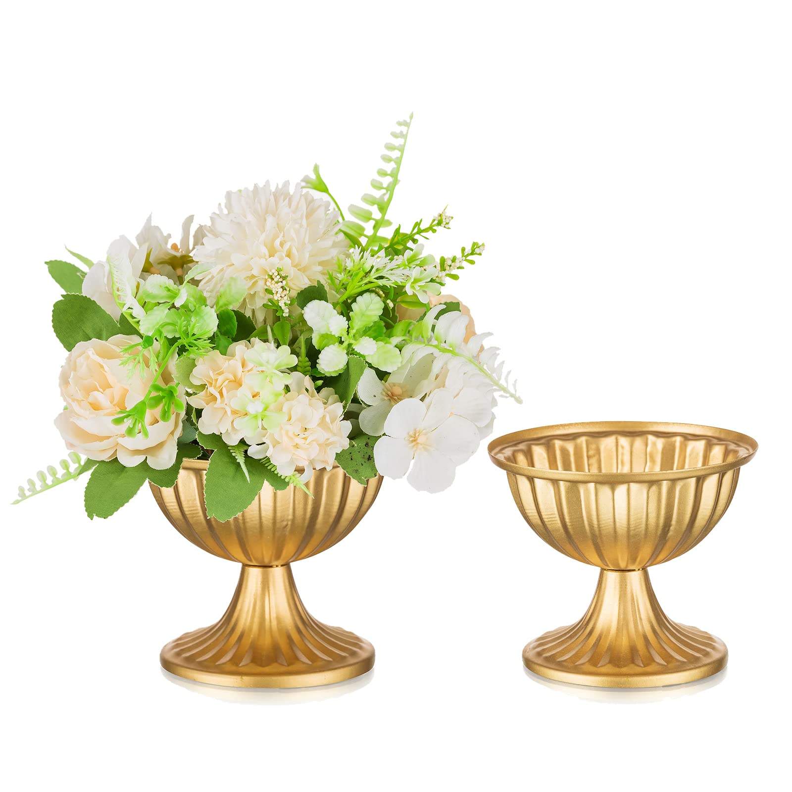 Elegant Gold Urn Vase Set for Weddings & Events - 9.5cm Table Centrepiece-image-3c36f608-feeb-403e-835f-5806c9ab370e-46122