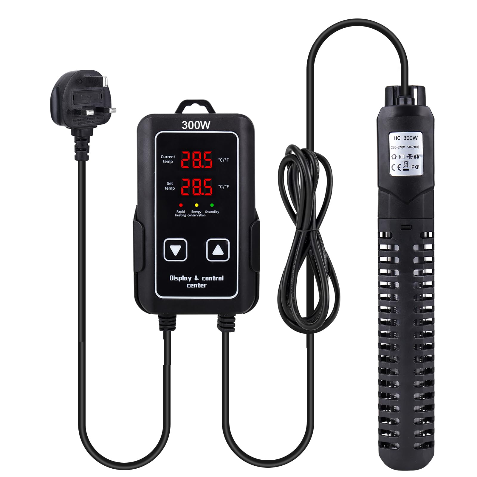 300W Aquarium Heater Submersible - Black-B-image-8af763af-082e-40e1-ae69-4b918eb2f46e-123431