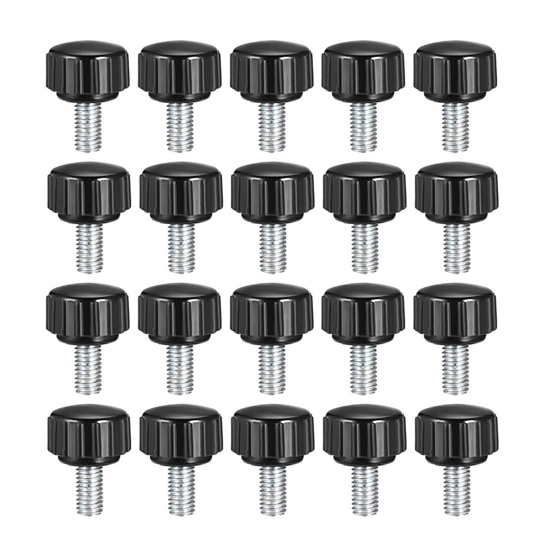 M5 x 10mm Black Knurled Clamping Knobs - 20 Pcs | Easy Grip Thumb Screw for DIY & Tools-image-fca80807-e0ef-44ab-9a81-3ab4b0156b5c-62374