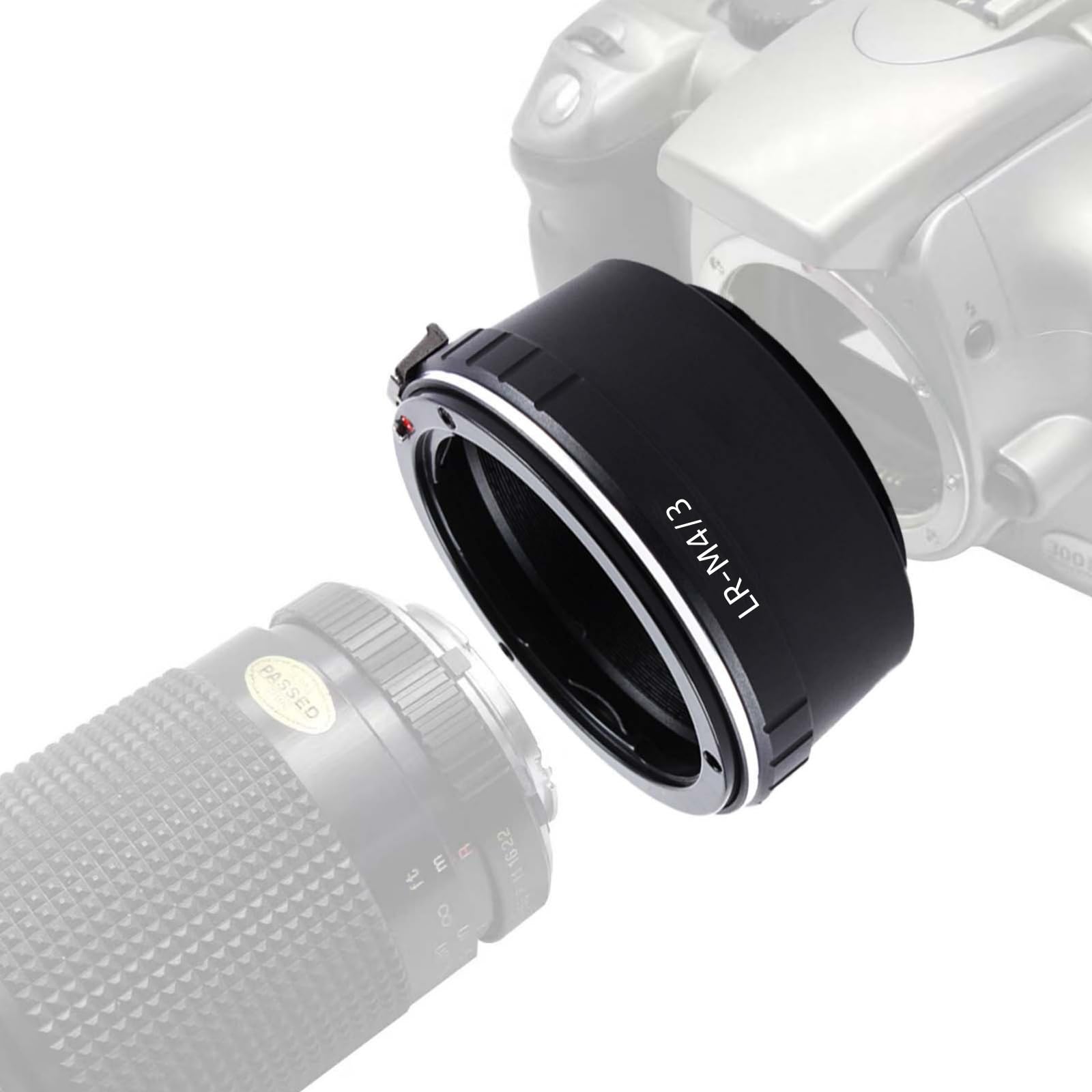 Leica R to Micro 4/3 Lens Adapter - Black & Silver-image-3a2cb66d-c5b3-4b29-9c7f-6896fc0e48d1-114473