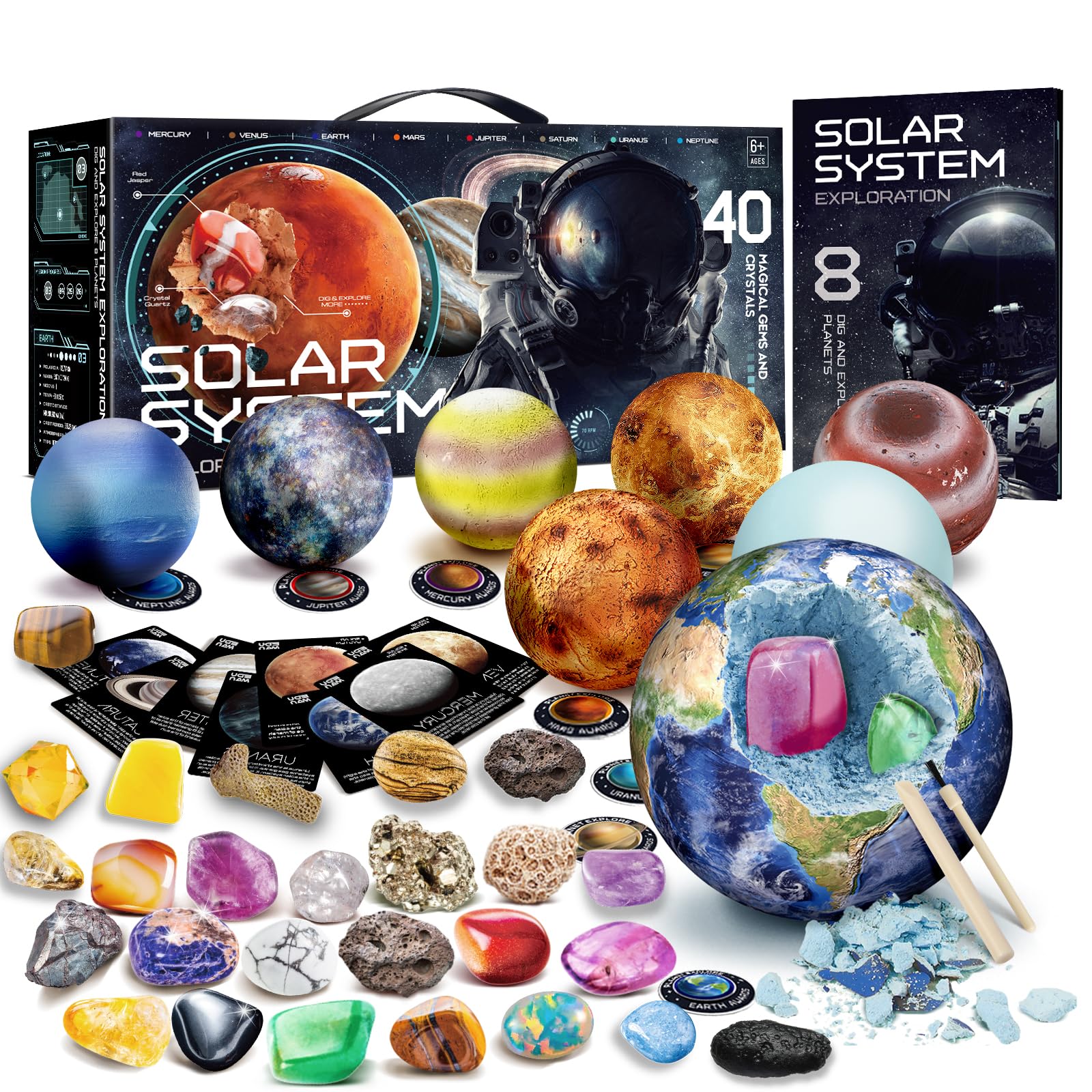 Gemstone Dig Kit with 40 Real Gems - Solar System-image-d559ec41-d11b-4ad4-8107-ec26d407e291-107910