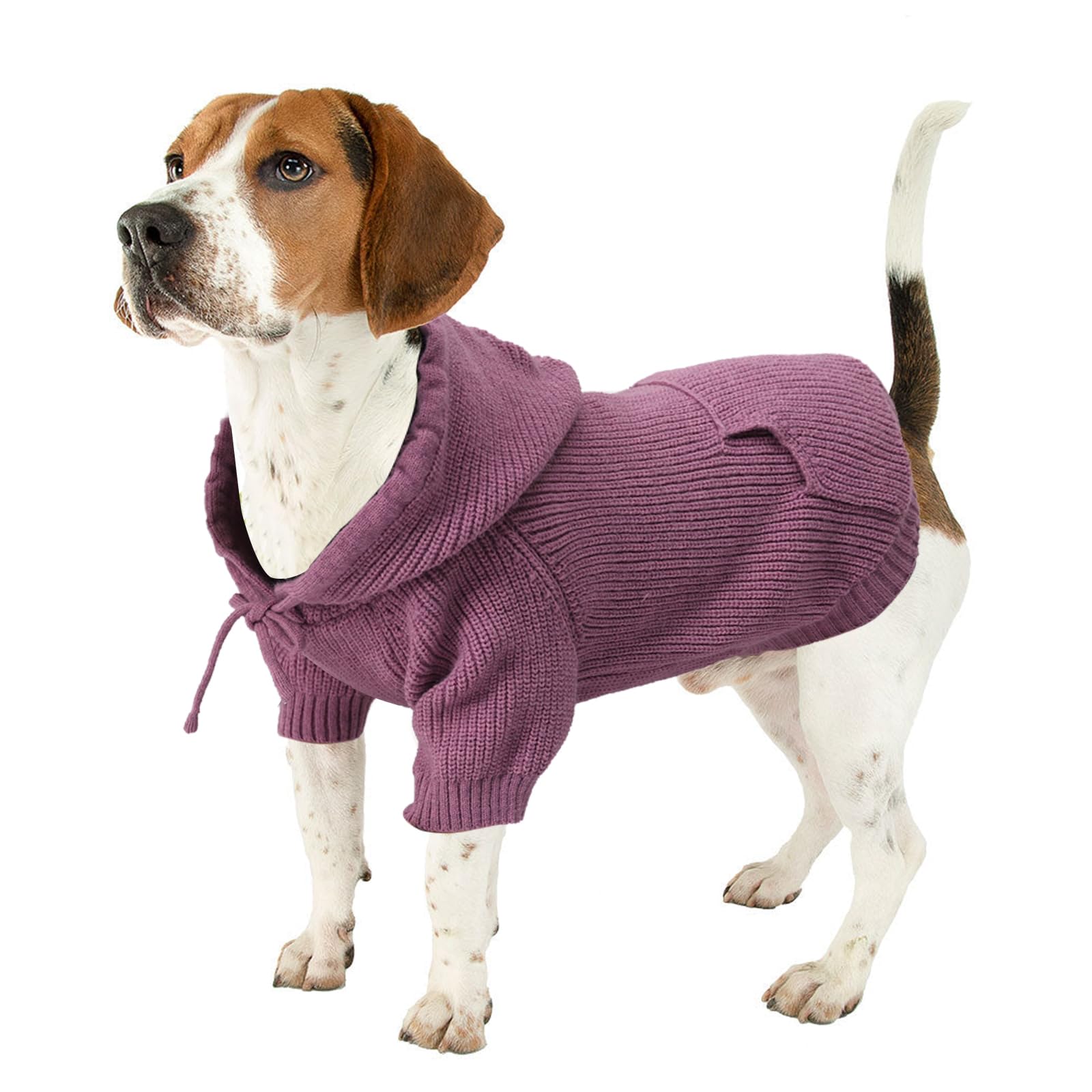 Dog Sweater Suit Coat with Hood - Purple L-image-f1633426-9225-408b-8f47-a4091b53fe4a-121384
