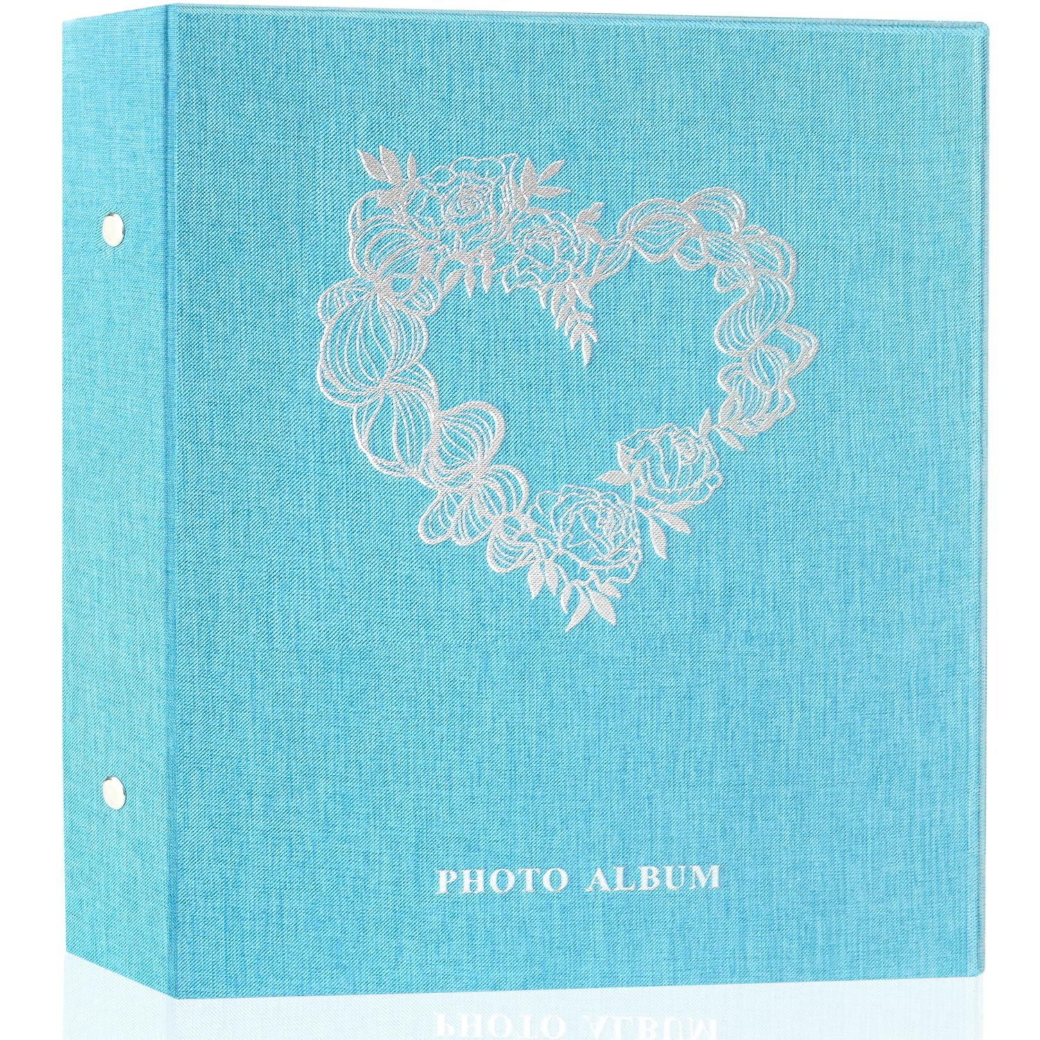 Photo Album Linen 600 Photos - Teal 600 Pockets-image-0ee6dd7c-61b4-4d2f-941b-ce150e4ac98b-110218