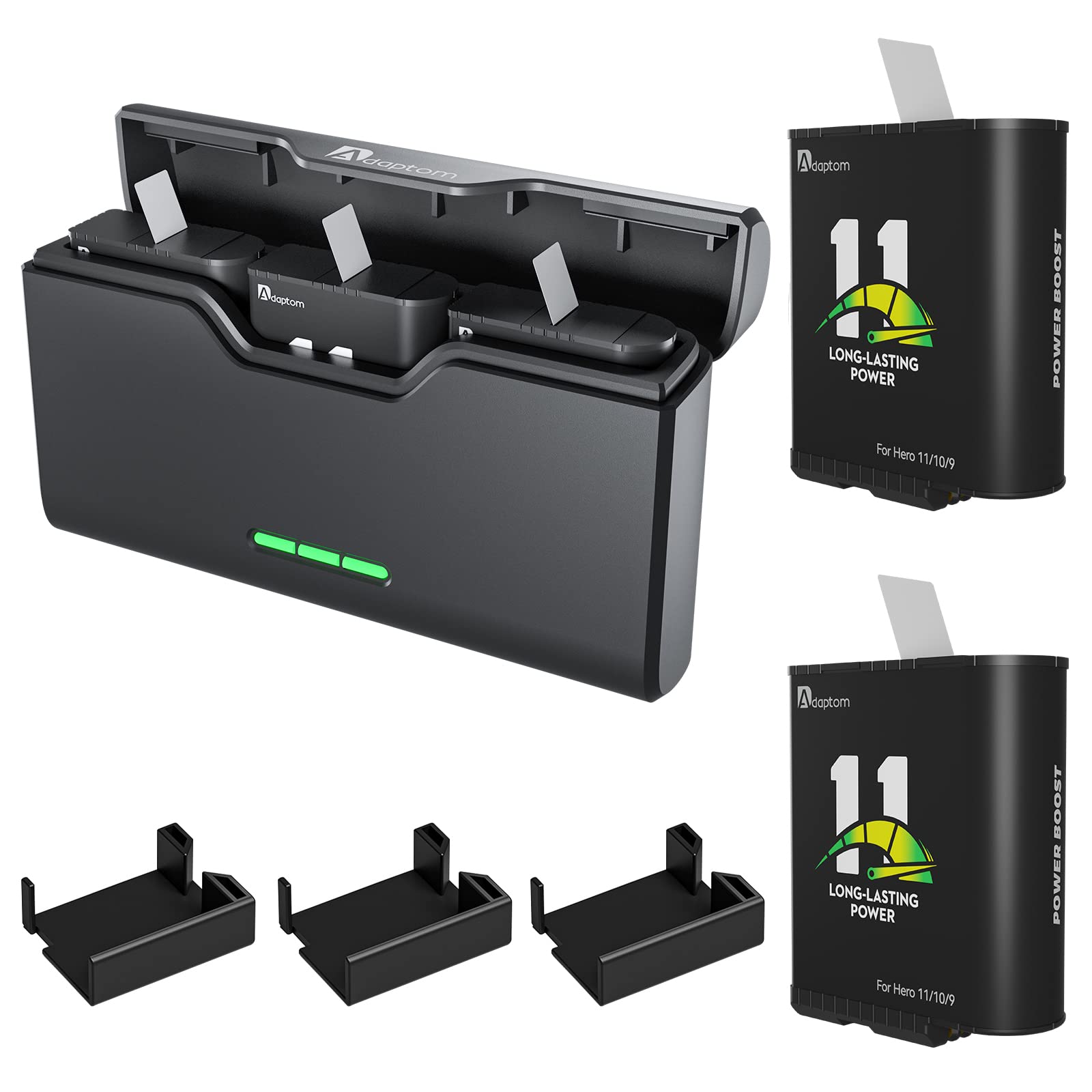 Adaptom Enduro Battery & Pocket Charger Kit for GoPro Hero 11/10/9/8/7/6/5, Fast Charging, Long Battery Life-image-e3d8a7a6-62ac-42ea-b3fd-5a8cc31d4931-42499