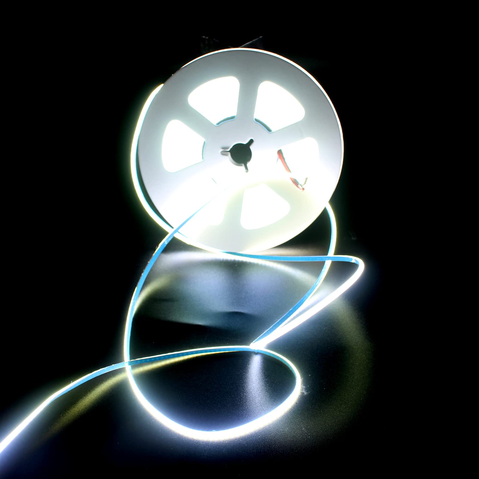 24V COB LED Strip Light 5M Dimmable - Cool White 3mm-image-d8db00de-c5b3-48d6-8e8f-efacbf0bc55d-110687