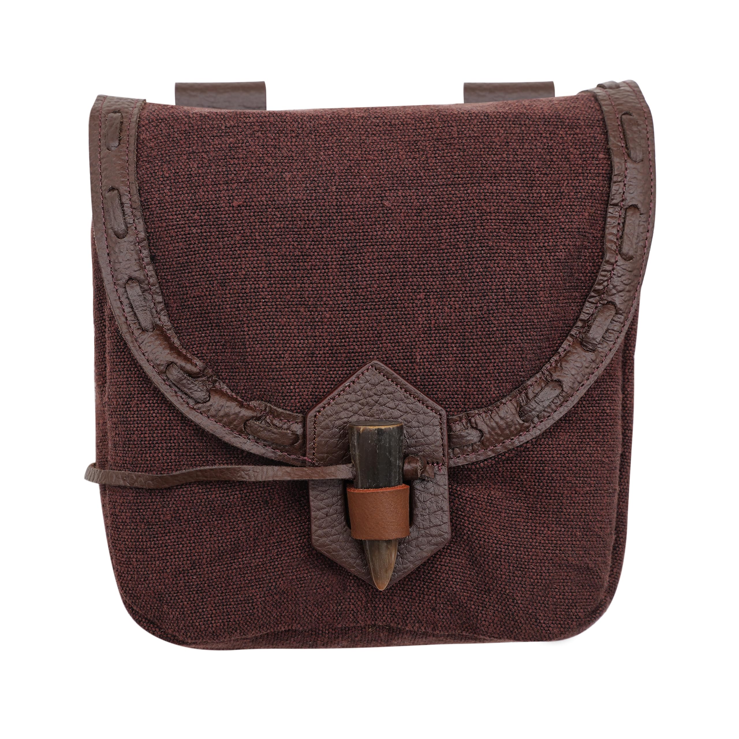 Viking Canvas Belt Pouch - Brown 8" x 7"-image-8160bbf3-5ced-43e9-88d5-c633e9650b4b-110992