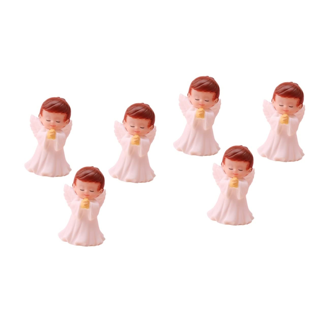 FOYTOKI Pcs praying angel cherub statue sitting cherub 6 small white-image-3e785c90-ced1-4a89-a845-a08dd5fef3db-25366