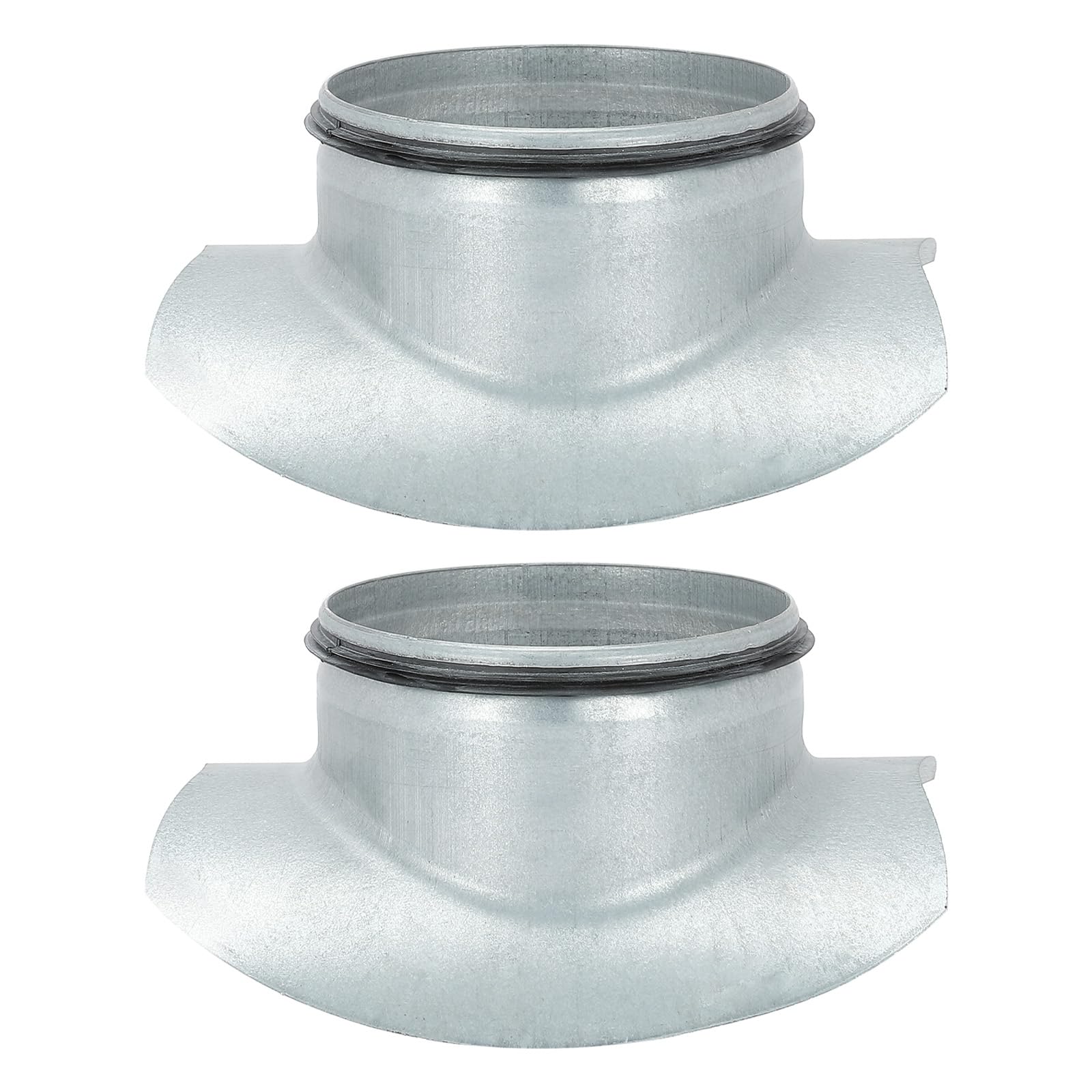 Duct Connector Saddle 90° Splitter 2 Pack - Silver Tone 8" to 5"-image-b933d954-625c-4bc3-b112-c857ecc7a01a-101183