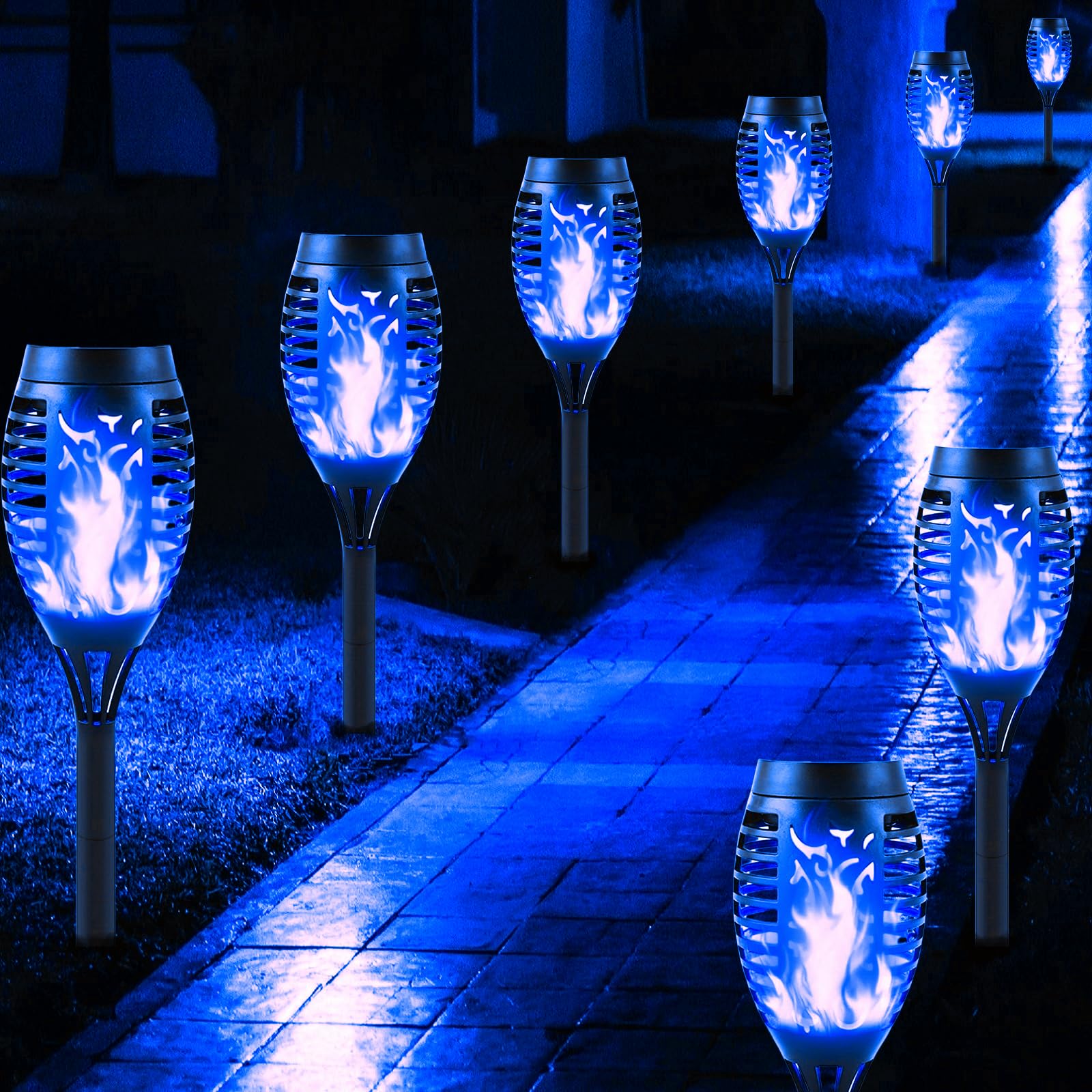 Solar Flame Garden Lights - Warm 8 Pack-image-781096fb-a1c8-4244-b9dc-dc9d258a7f40-92937