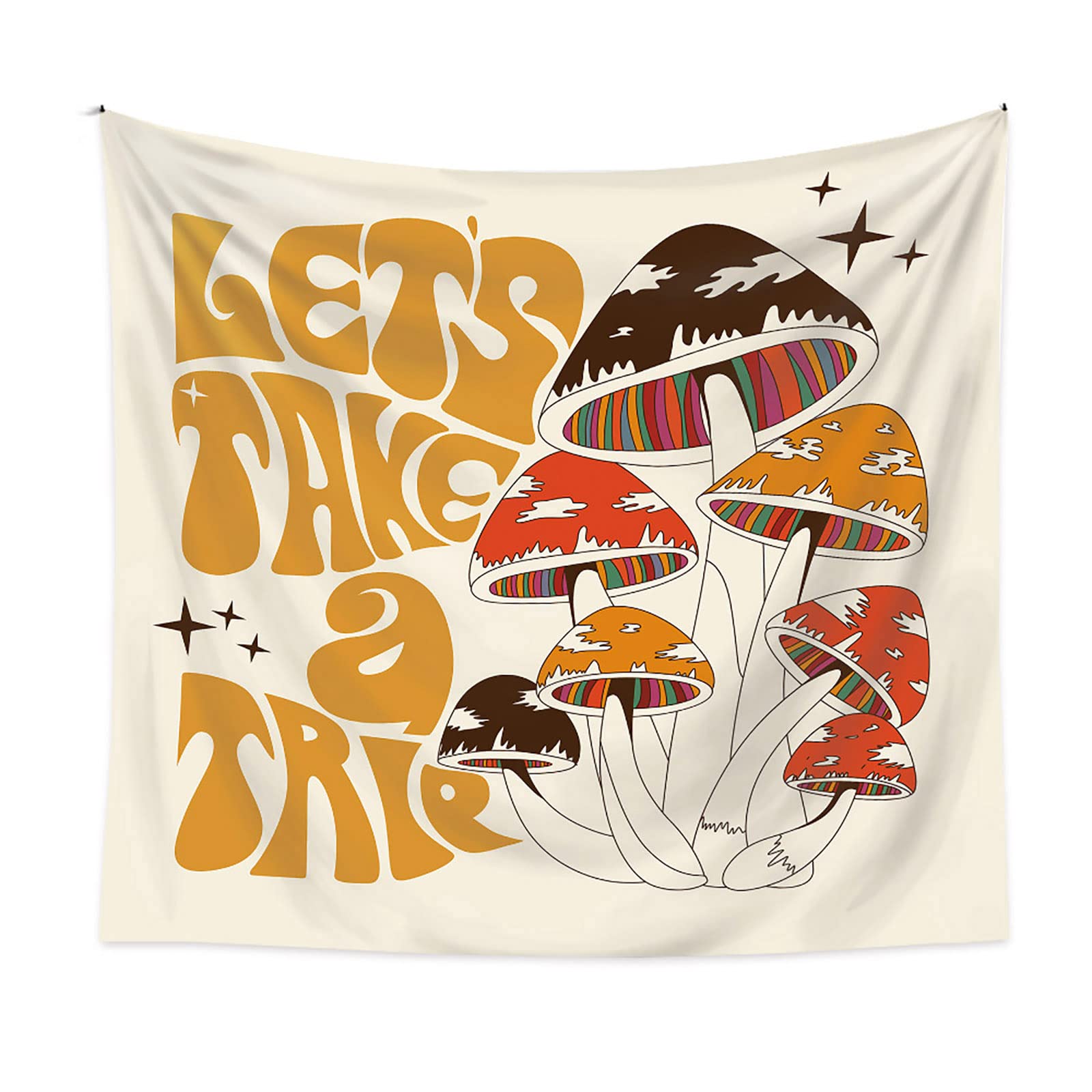 Aesthetic Mushroom Tapestry Wall Hanging - 150x130 cm-image-dd336558-2f22-4682-9eb3-ffdc42f6f10e-68371