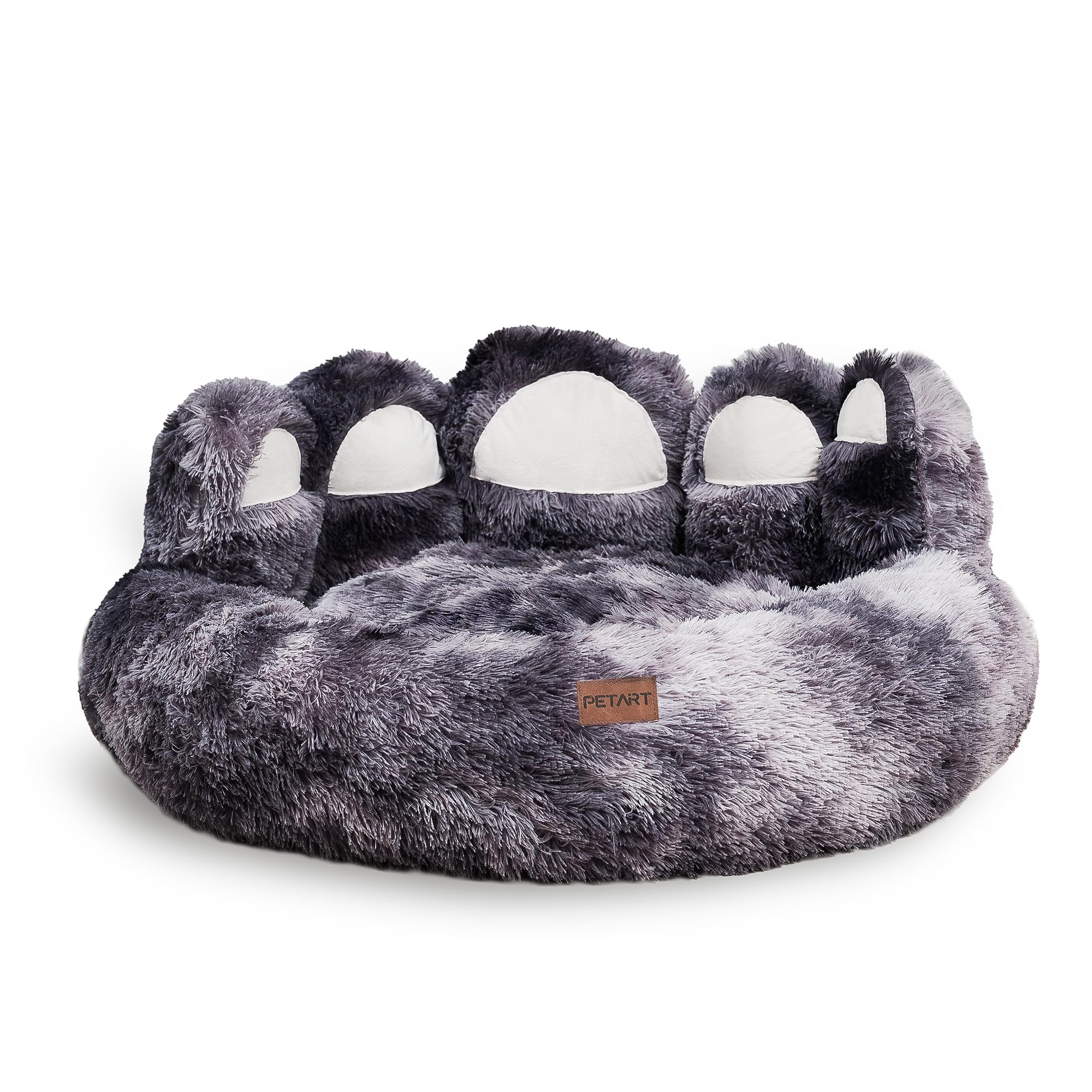 Bear Paw Pet Bed - Large Tie-Dye Dark Coffee-image-e8f6b299-b517-4238-83af-4846775b8650-83316