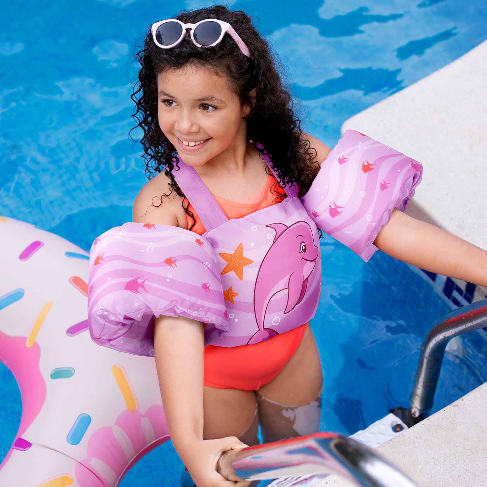 Puddle Jumper Swim Vest Zeraty Kids Swim Vest For Toddler Floaties Children Swim Arm Band With Shoulder Harness Arm Wings Swimming Aids Jacket For 20 50 Lbs 2 6 Years Old Boys