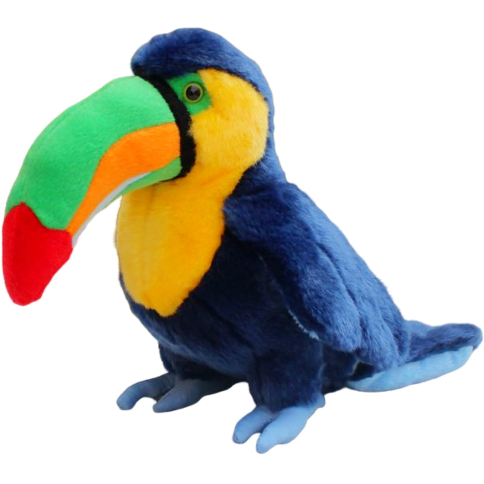 Realistic Toucan Plush Toy - Blue 23cm-image-9ae5bf9e-791c-4309-8226-e0a28b234979-112497
