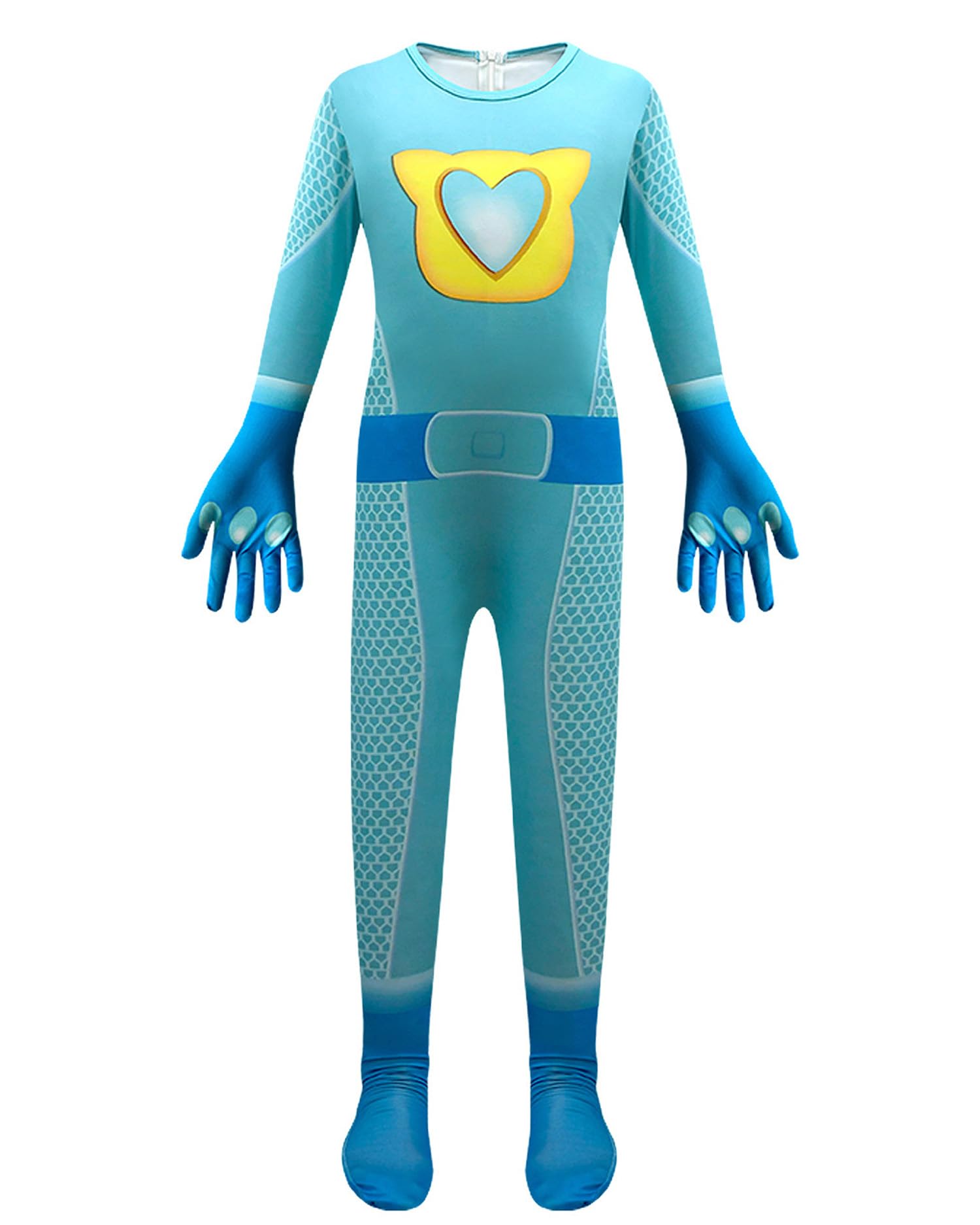 Kids Kittens Costume Jumpsuit with Mask - Orange 120cm-image-d82f08e8-a74e-418a-8941-33abdd121ac4-122509