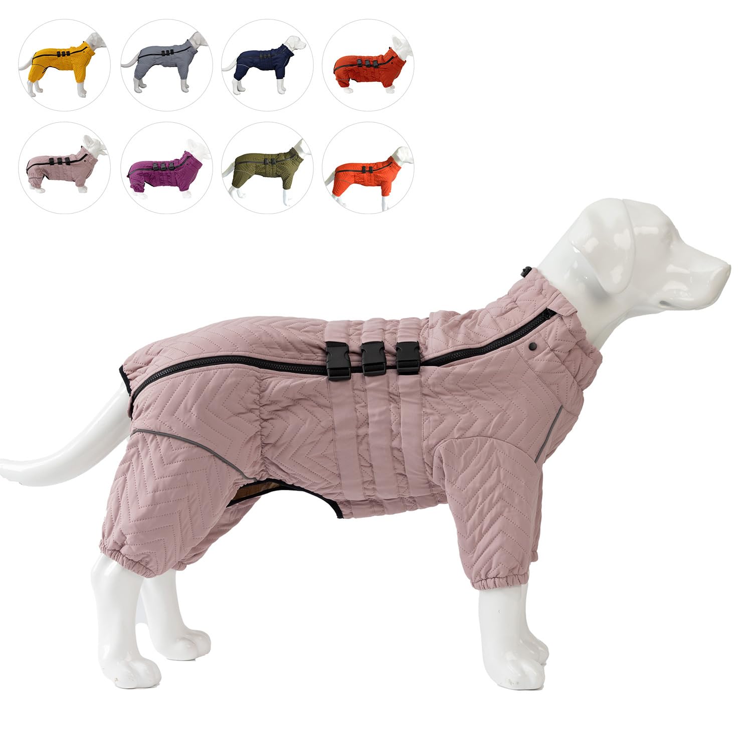 Waterproof Reflective Dog Coat - Lotus Pink 4XL-image-4ef9944e-bb91-4f3a-8d2e-4545e8fdc2f0-112407