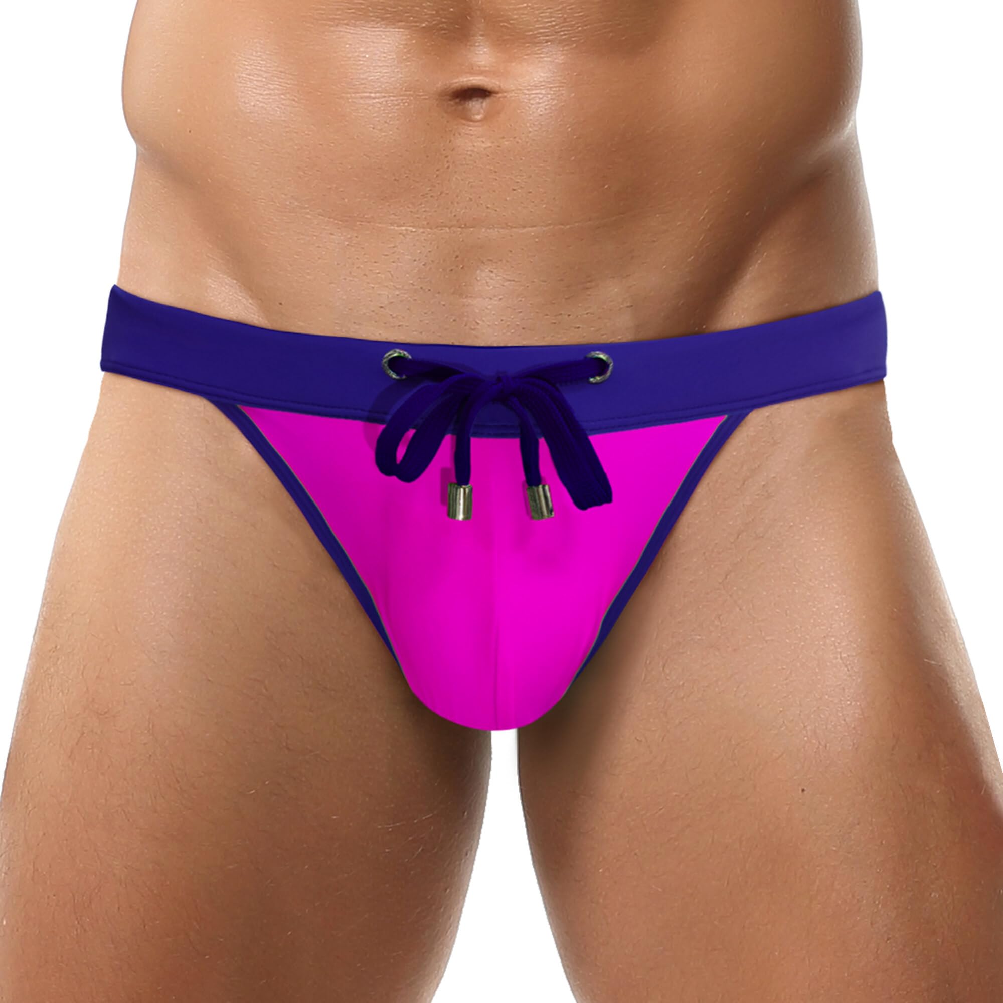 Men's Swim Briefs - Low Waist Elastic Bikini Surf Shorts with Removable Pad - XXL Swimwear-image-c939c365-5c3d-4415-943f-40a80baec7c8-76795