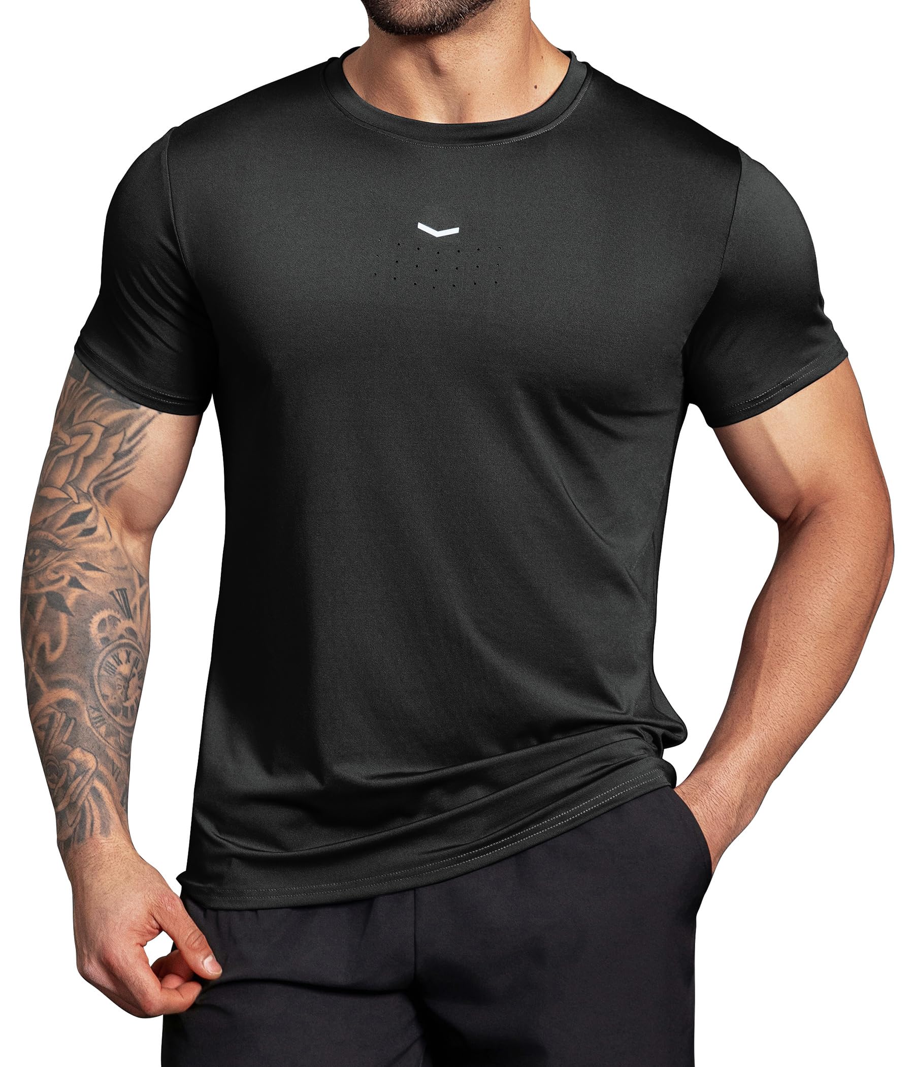Men's Reflective Gym T-Shirt - Black XXL-image-7ca8235a-8234-40de-855e-e412e6fb9923-109066