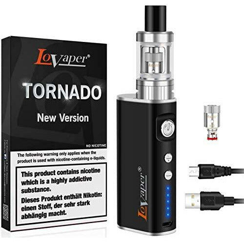 Vape Tornado Box Mod With 2200 MAh Battery E Cigarette Starter Kit With 0