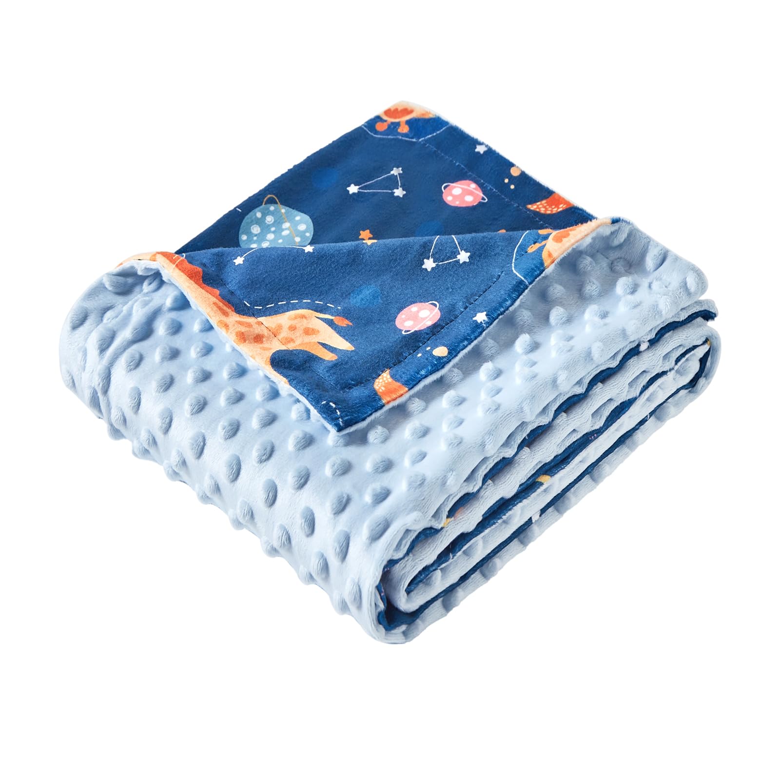 Ultra Soft iEvolve Baby Blanket - Double Layer, Sherpa Fleece, Starry Moon Design, Perfect for Nursery & Travel-image-73991707-448b-4a78-b75c-6c77fc02e672-68005