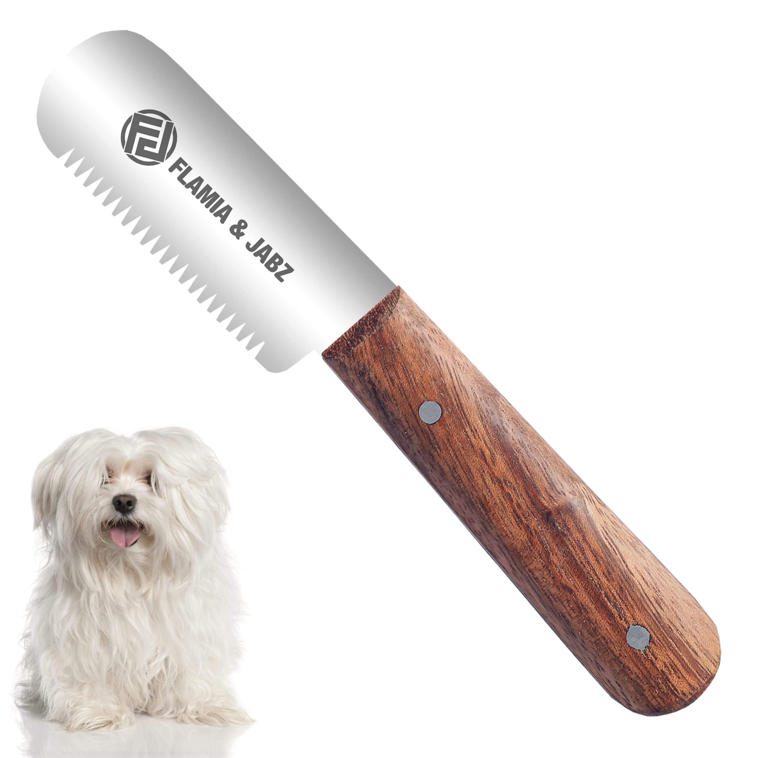 Dog Stripping Knives 3in Grooming Tools - Natural Wood 3 Pack-image-9ab988b9-505c-4fef-9e36-d005abd0a9ce-109711