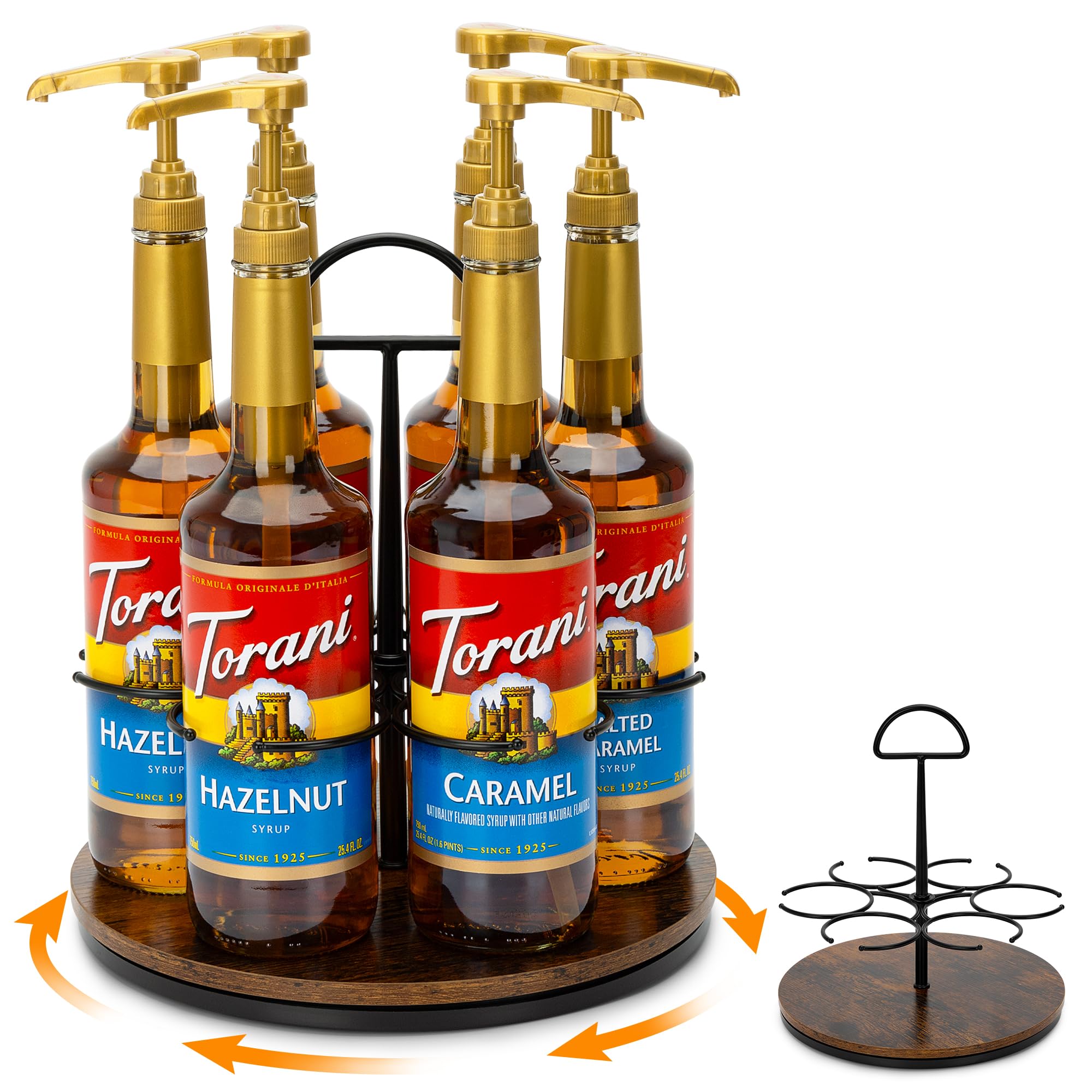 Coffee Syrup Bottle Organiser - White L-image-c4556c90-289a-4398-9be1-018deff1b3ba-116163