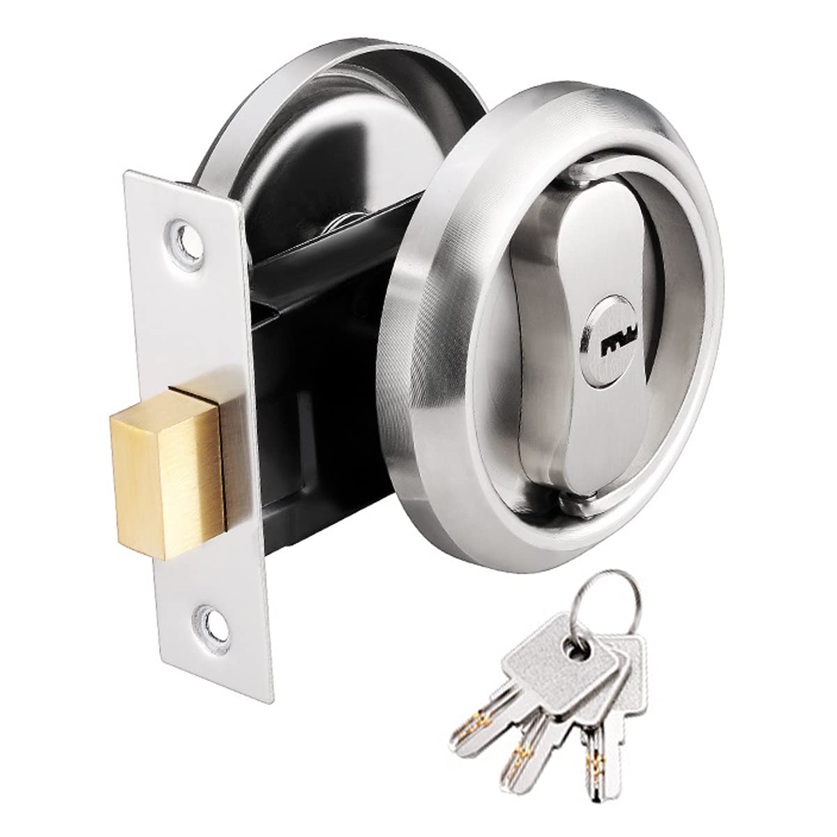 Entrance Door Knob Set - Polished Chrome-image-cd4c0d26-2203-4230-b712-6ad4060ca040-87097