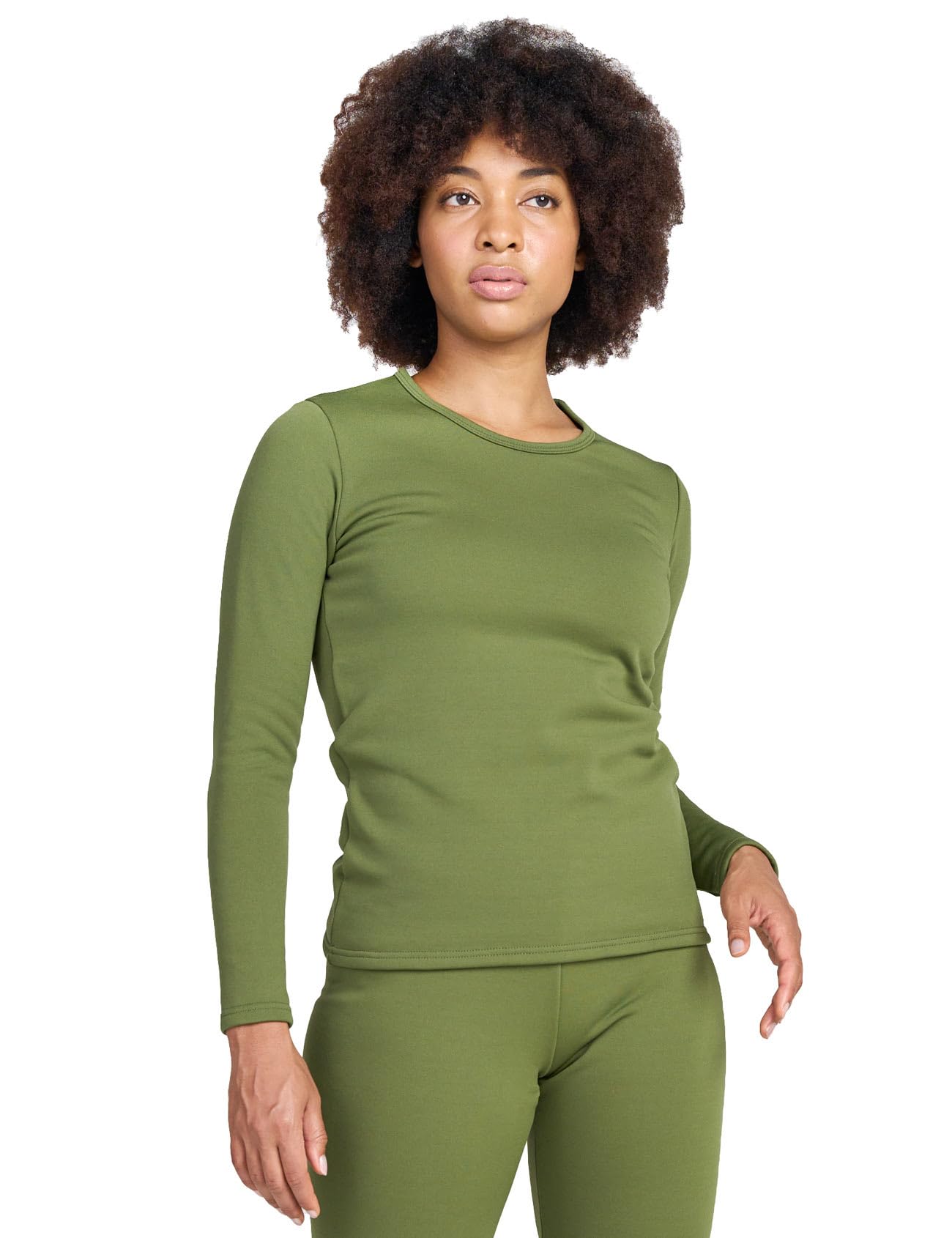 Women's Thermal Underwear Top - Green M-image-19bd7f83-adff-4286-82cb-8c0f52a70471-92493
