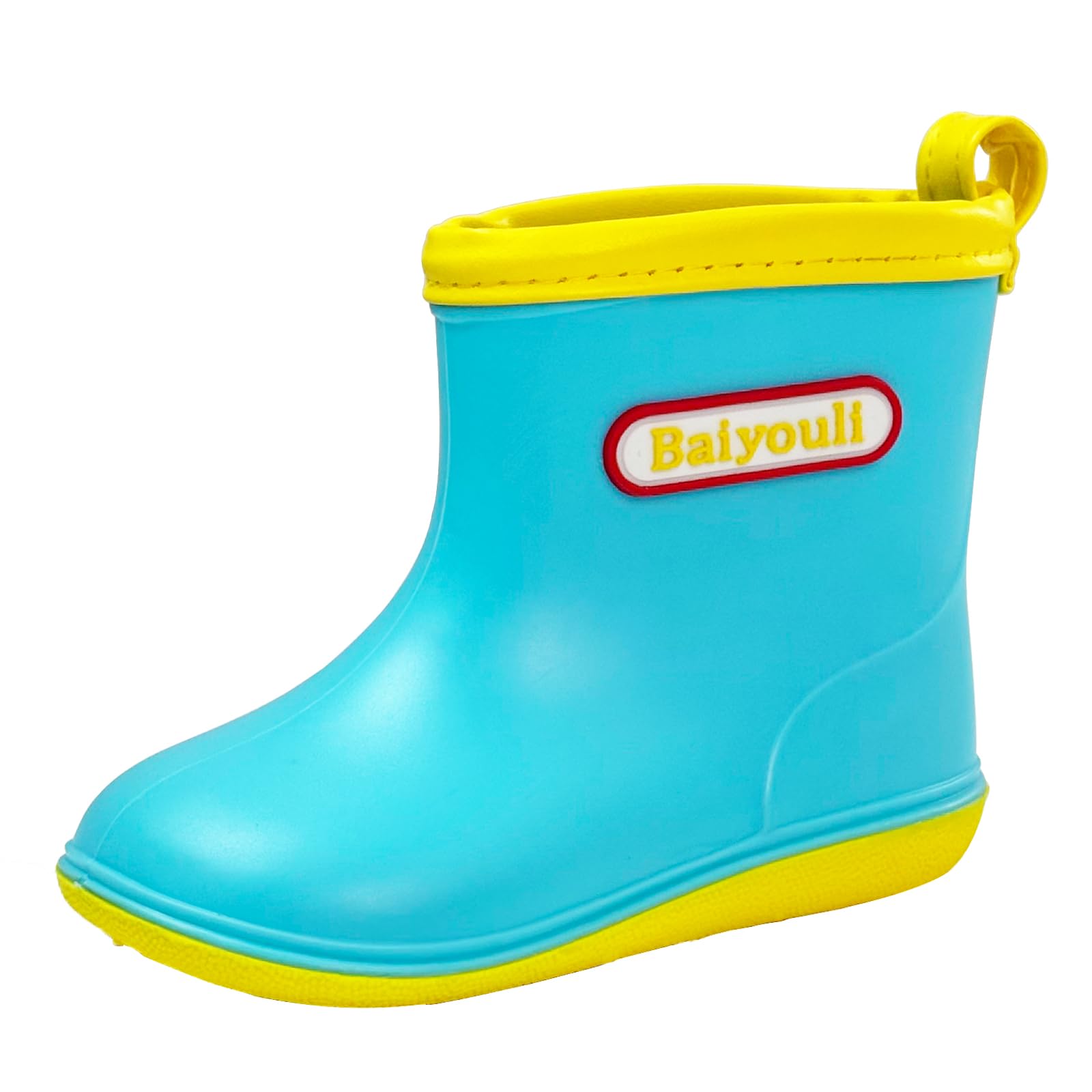 Kids PVC Rain Wellies Non-Slip - Sky Blue 9 UK Child-image-8476983f-d62a-4226-87cc-6dc60e8176b6-96908