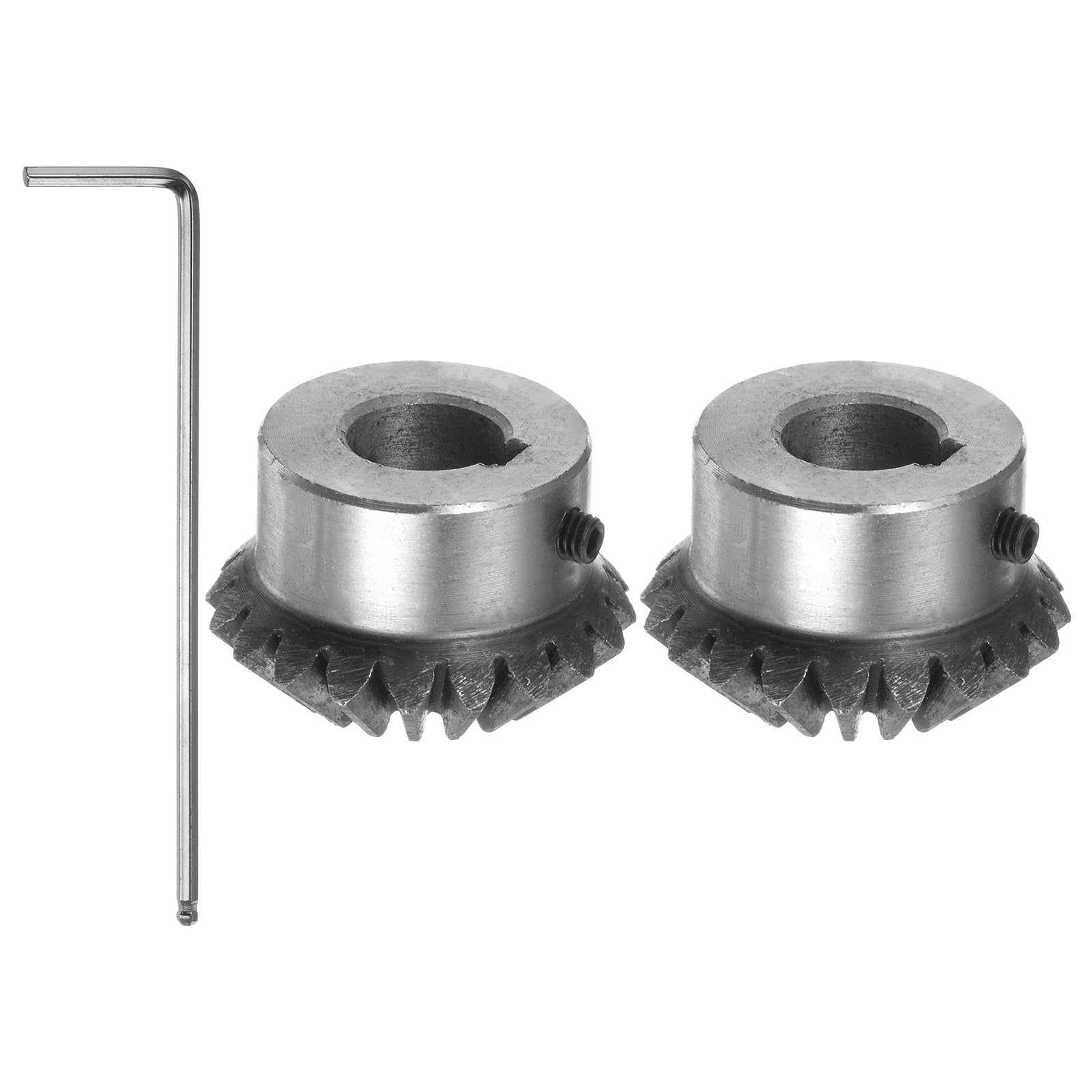 sourcing map Bevel 2pcs 2M 20 15mm 1:1 Tapered 5mm 45# 2 90 M5 Fixing-image-70e8e703-4fae-4797-b99b-9fe1ed44f0b2-62961