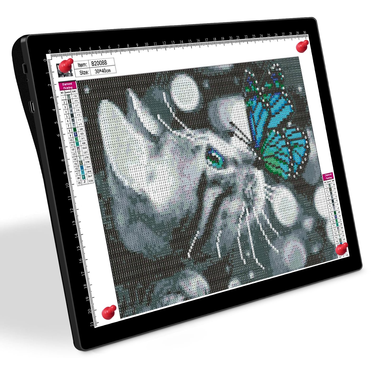 A4 LED Light Tracing Pad Adjustable Brightness - Black A4-image-86aab6ed-136b-4d48-9ee9-cfe0f08070fc-119595
