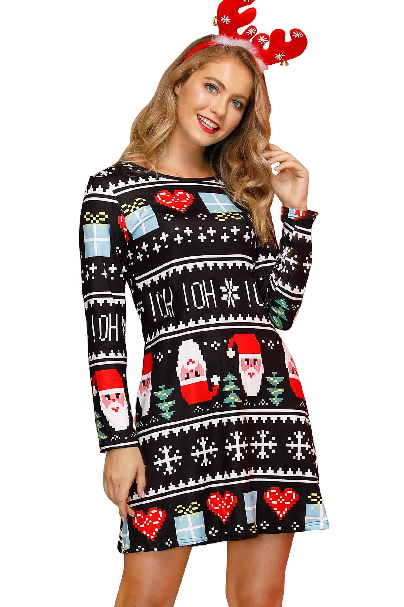 Women's Xmas Swing Dress - Santa Ho Ho Ho XXL-image-e8419e53-8194-4796-8538-1345fa8b681f-115208