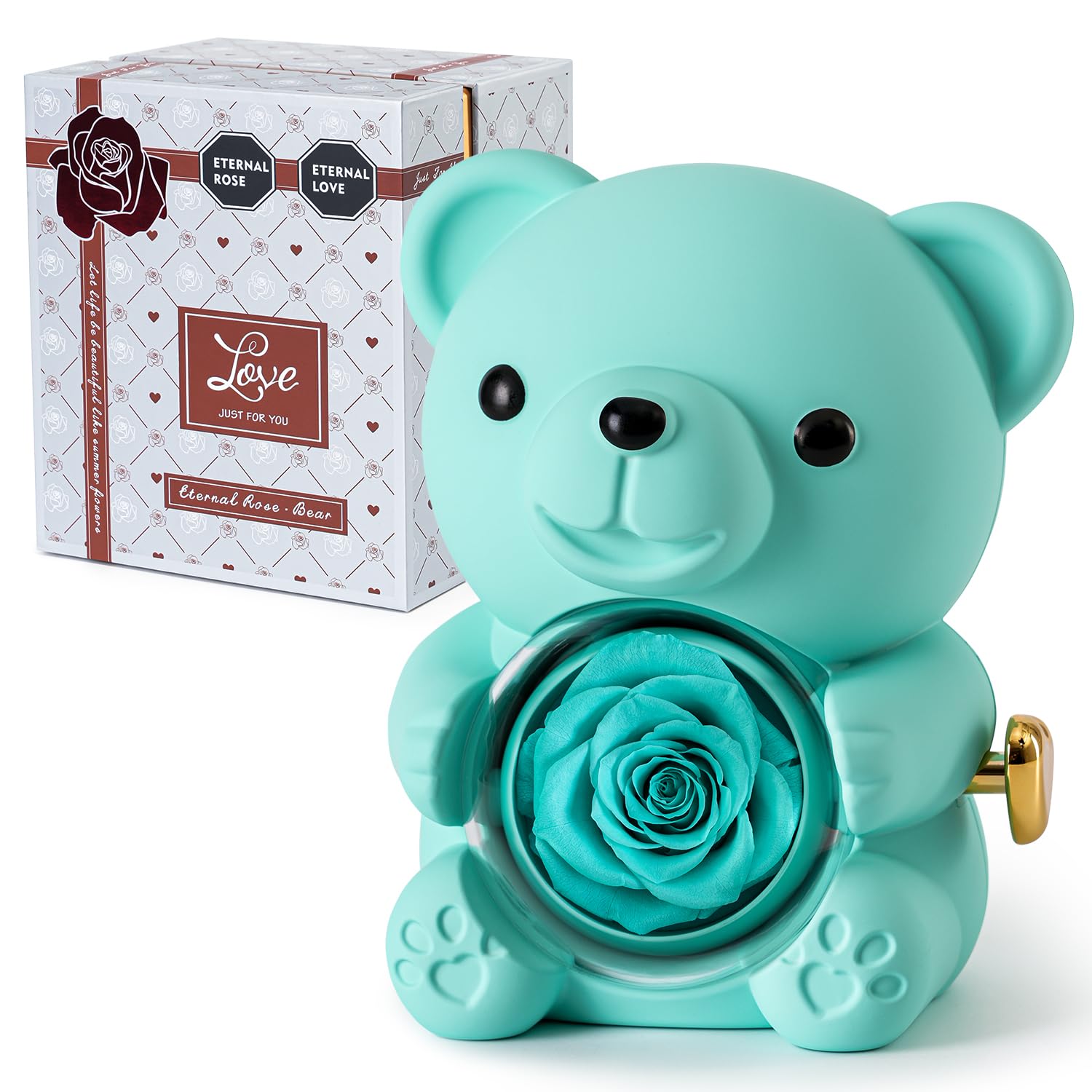 Teddy Bear with Rose Gift Set - Light Blue Grey Box-image-ea1a2a7e-d38b-4d0b-a638-228ccaf20bf7-121058