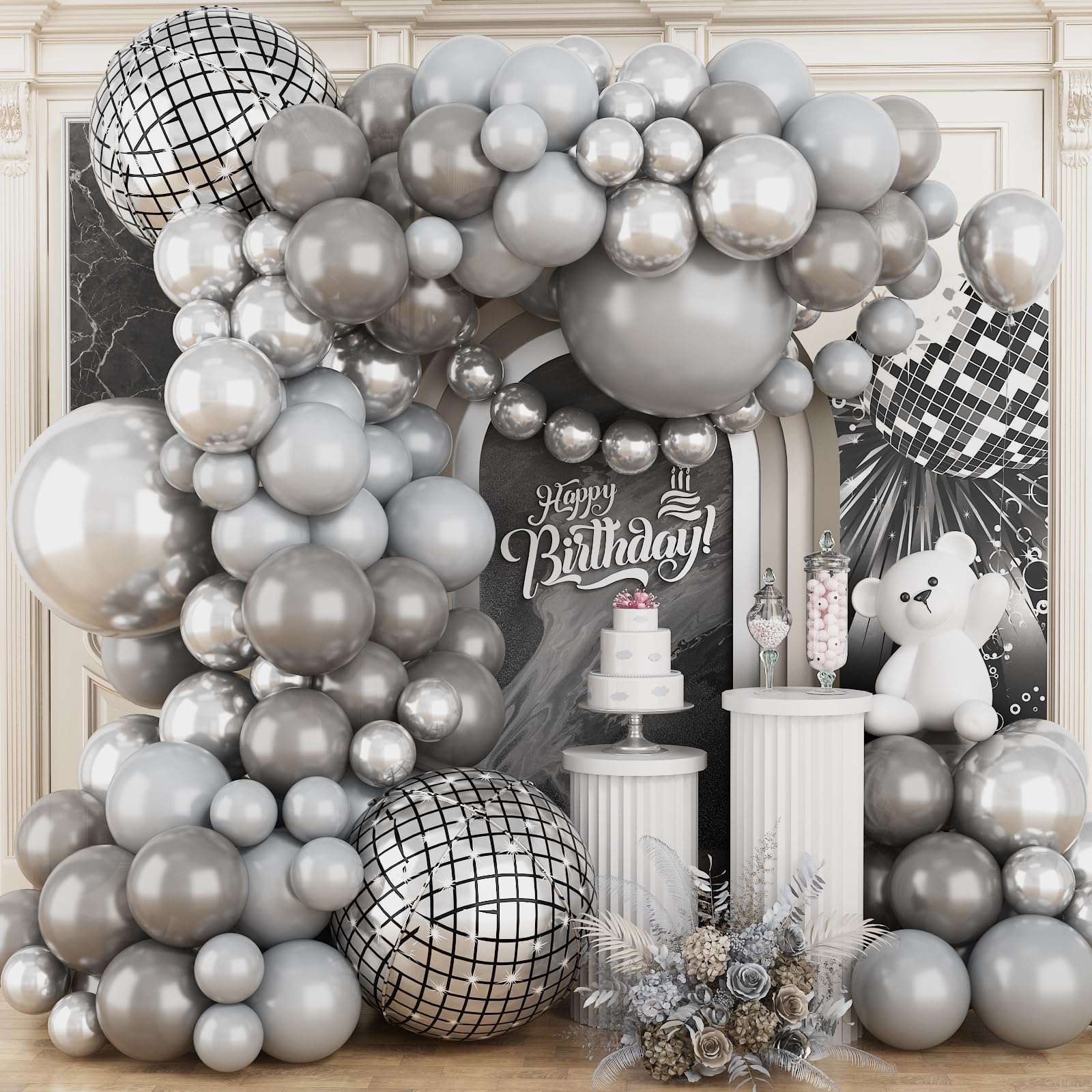 Balloon Garland Arch Kit 120 Pcs - Grey Silver 5/10/12/18 in-image-7ead4008-c669-4e41-b6d8-20e966c20f1b-106304