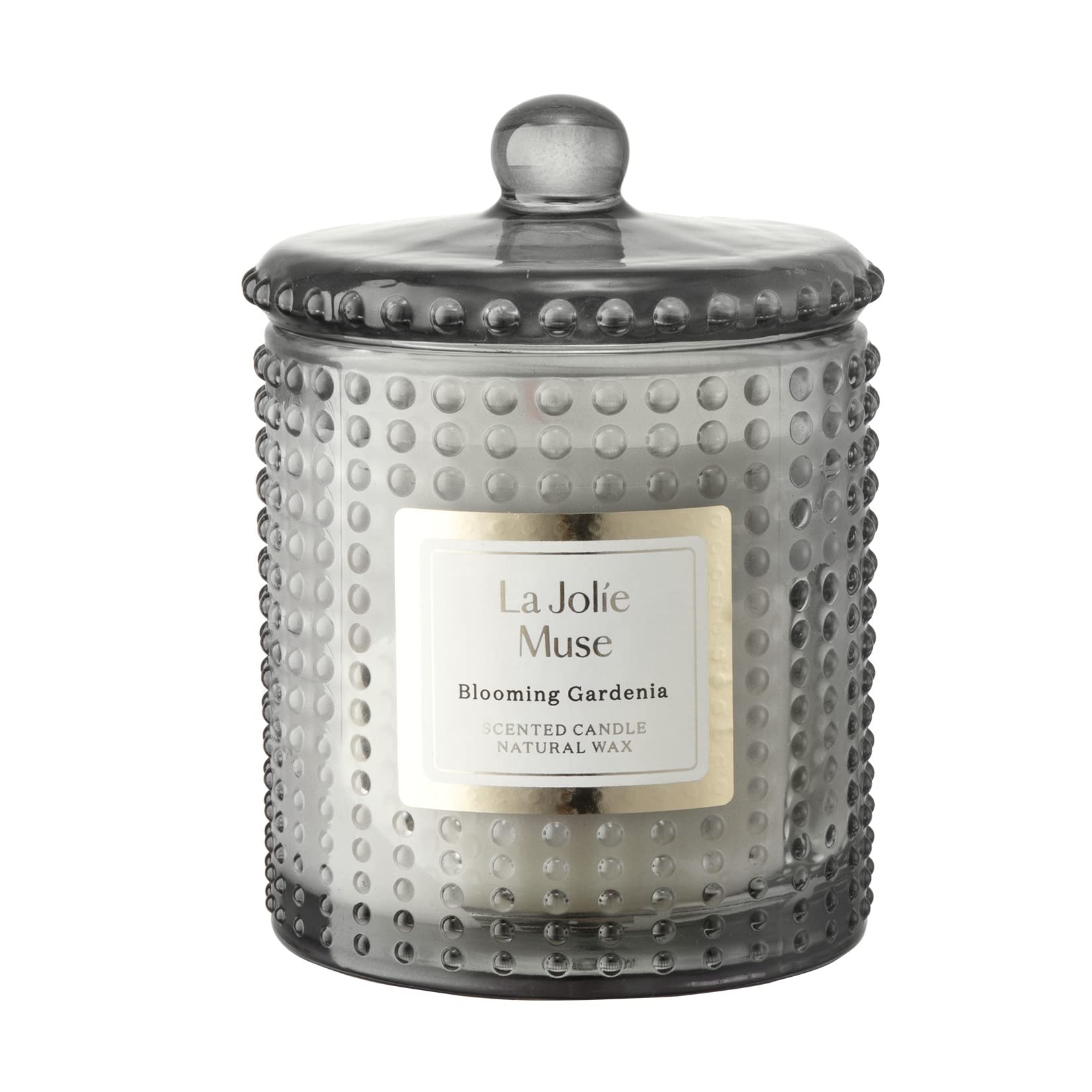 Floral Scented Candle - Gardenia Large Glass Jar Candle-image-f4530602-191b-4a67-9a07-01bb1814d517-103613